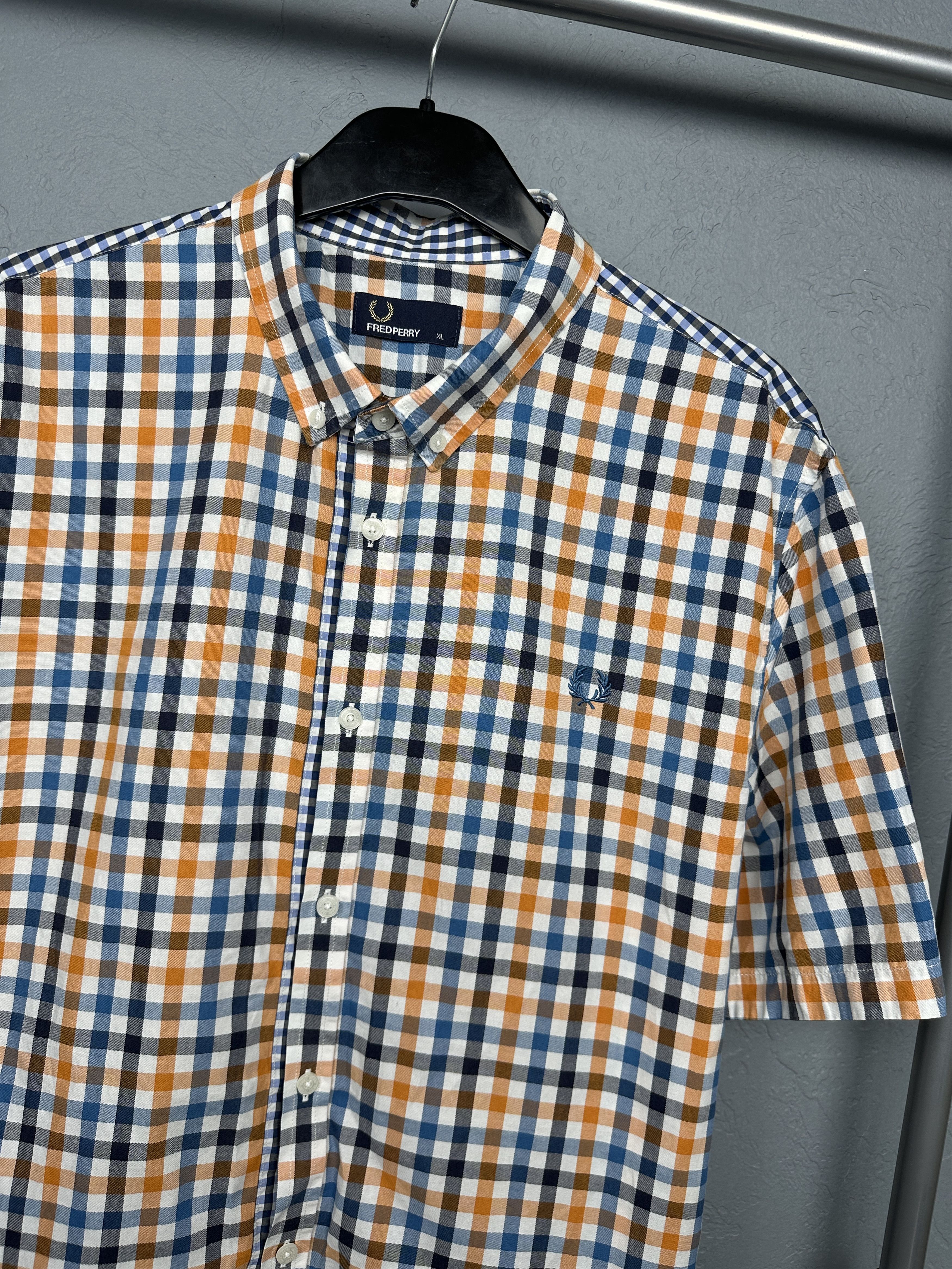 Fred Perry Fred Perry Vintage Mens Short Sleeve Shirt Size US XL / EU 56 / 4 - 2 Thumbnail
