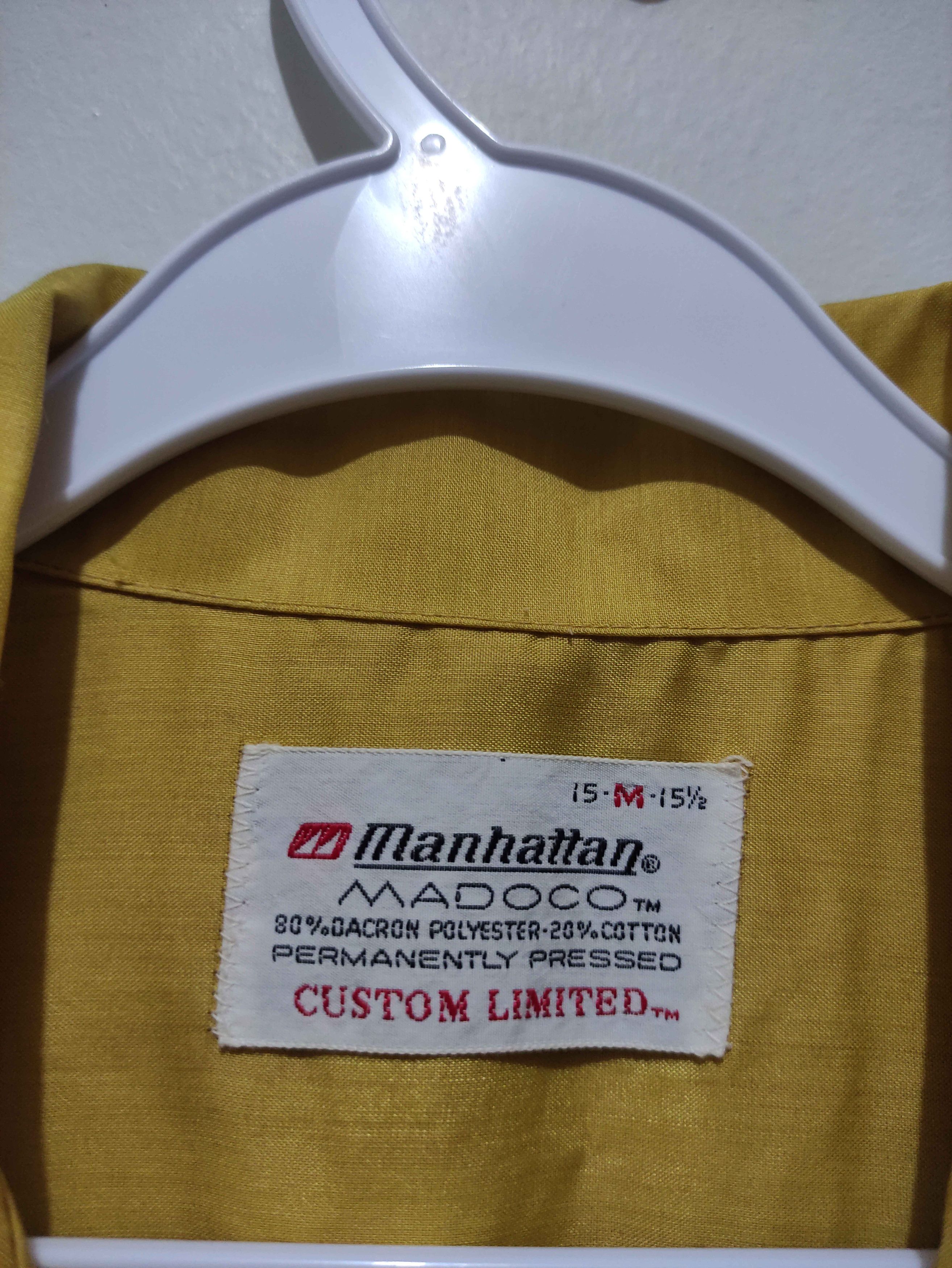 Vintage Vintage 60s Manhattan Madoco Mod Shirt Size US M / EU 48-50 / 2 - 3 Thumbnail