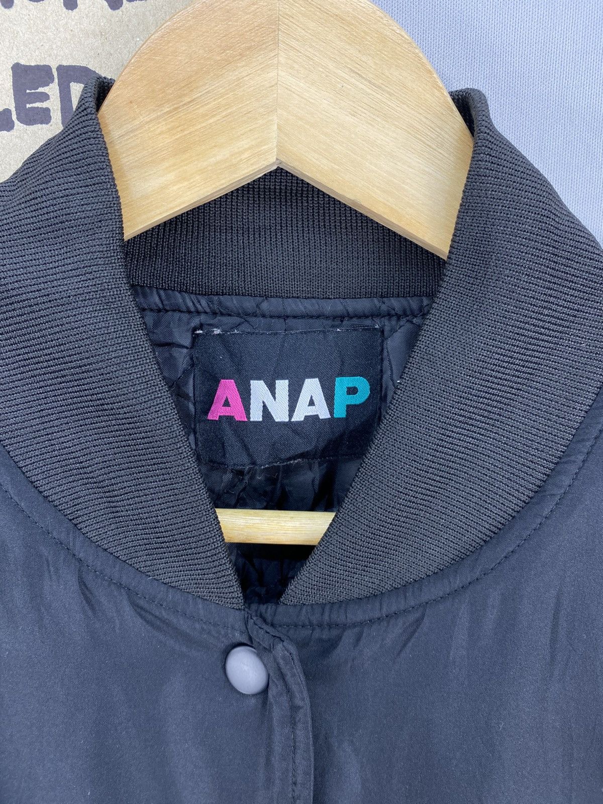 Japanese Brand Vintage Y2k Anap Big Logo Bomber Jacket Size US M / EU 48-50 / 2 - 10 Thumbnail