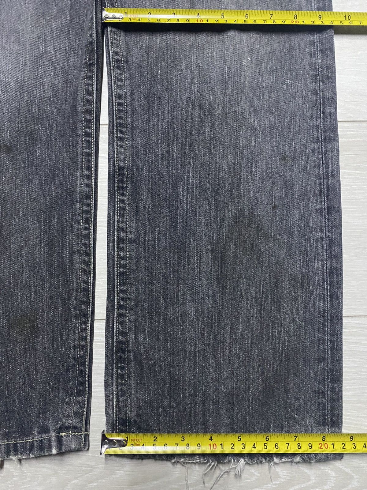 Japanese Brand Vintage Japanese Brand Denim Distresed Loose Jeans Size US 34 / EU 50 - 14 Thumbnail