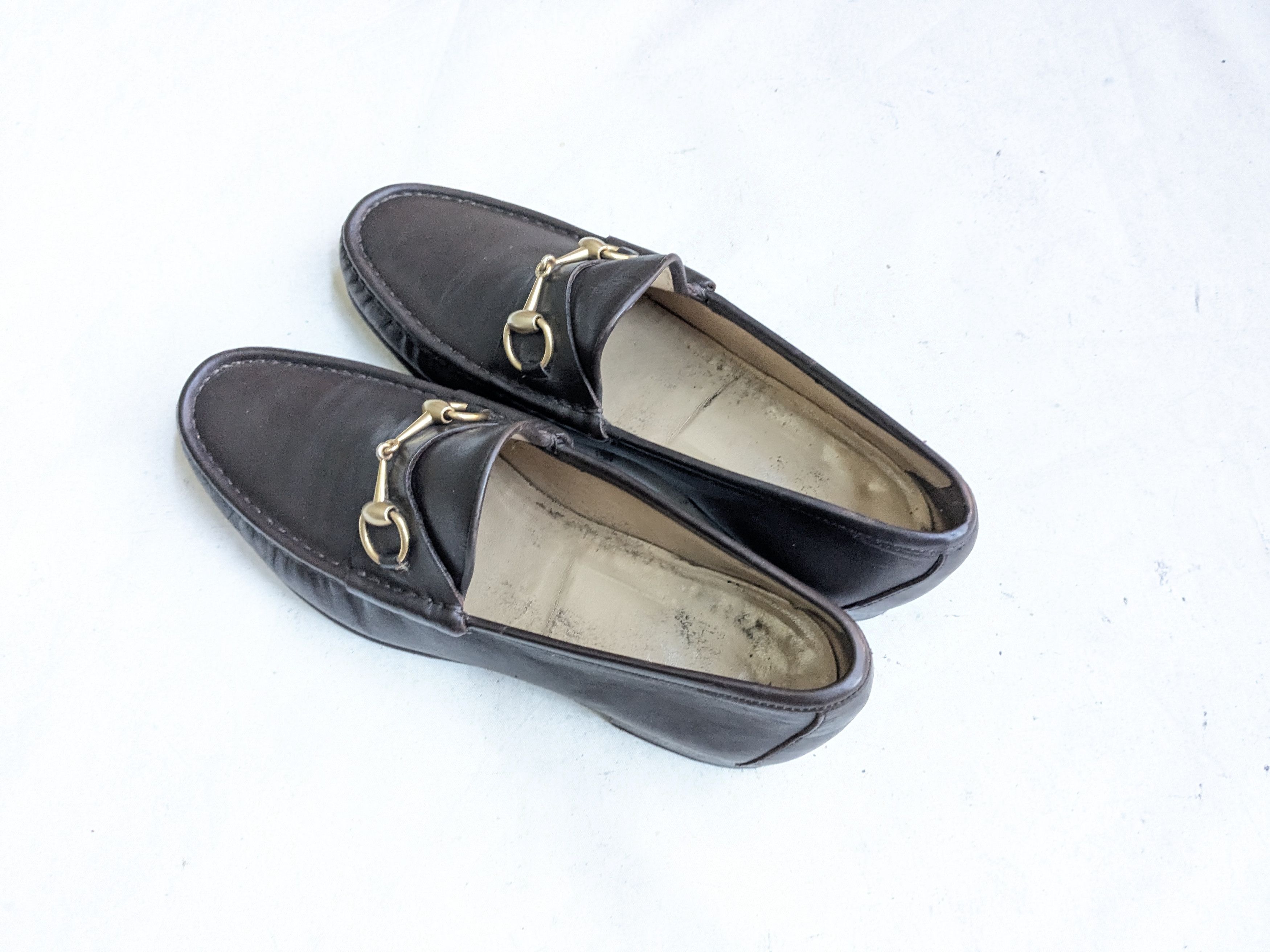Gucci Gucci Horsebit Loafers Brown 10 E Wide Leather Size US 10 / EU 43 - 12 Thumbnail