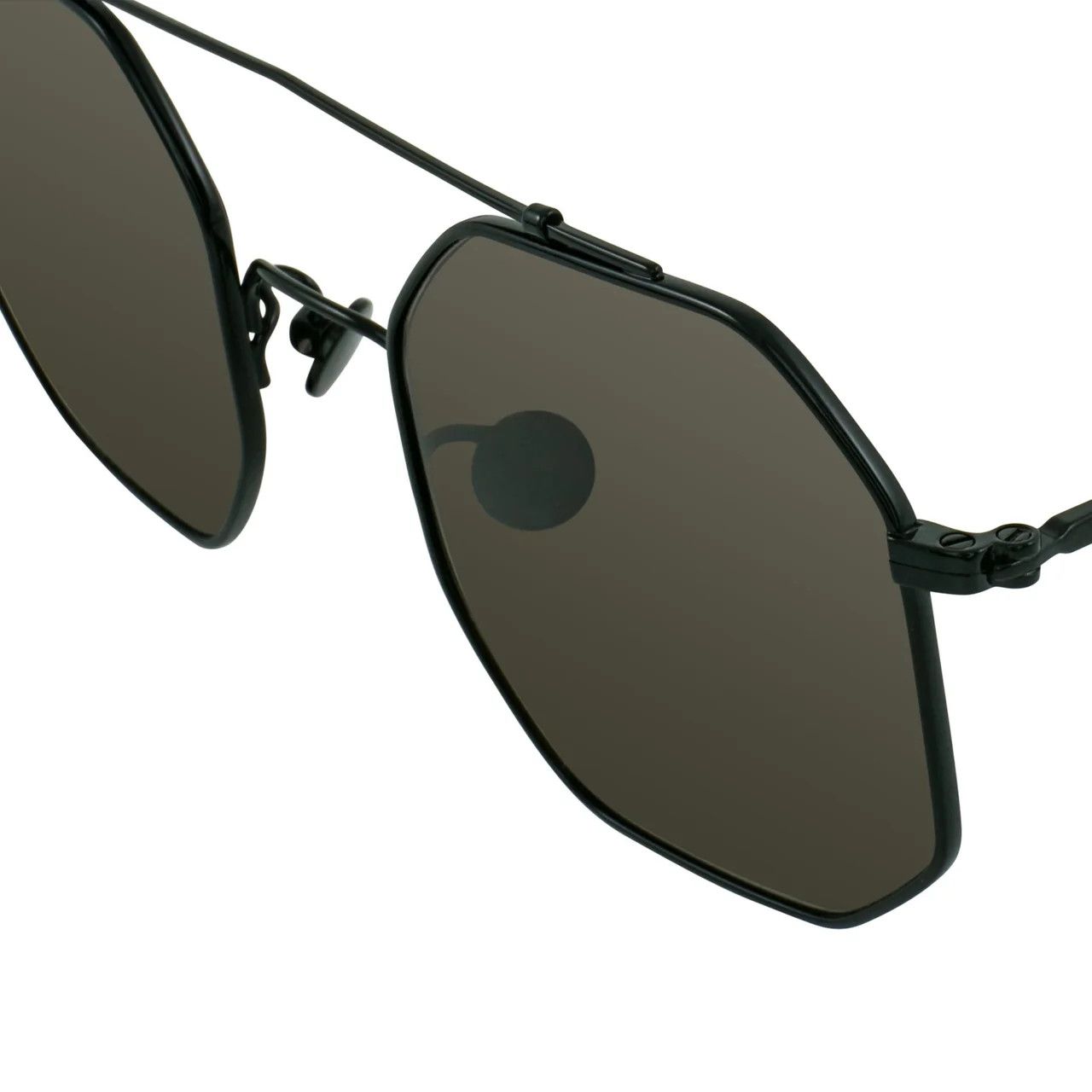 Ann Demeulemeester Ann Demeulemeester Sunglasses Square Black and Grey Size ONE SIZE - 9 Thumbnail