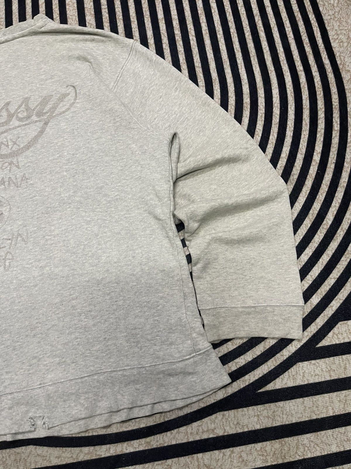 Stussy Y2K STUSSY WORLDTOUR SWEATSHIRT GOLDPRINT Size US XL / EU 56 / 4 - 19 Thumbnail