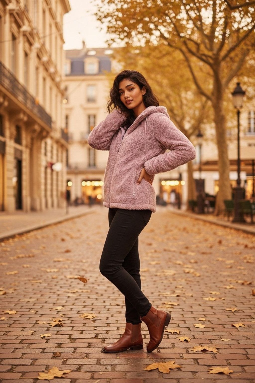 Uniqlo UNIQLO purple fleece furry hooded jacket sweatshirt sz XL Size XL / US 12-14 / IT 48-50 - 1 Thumbnail