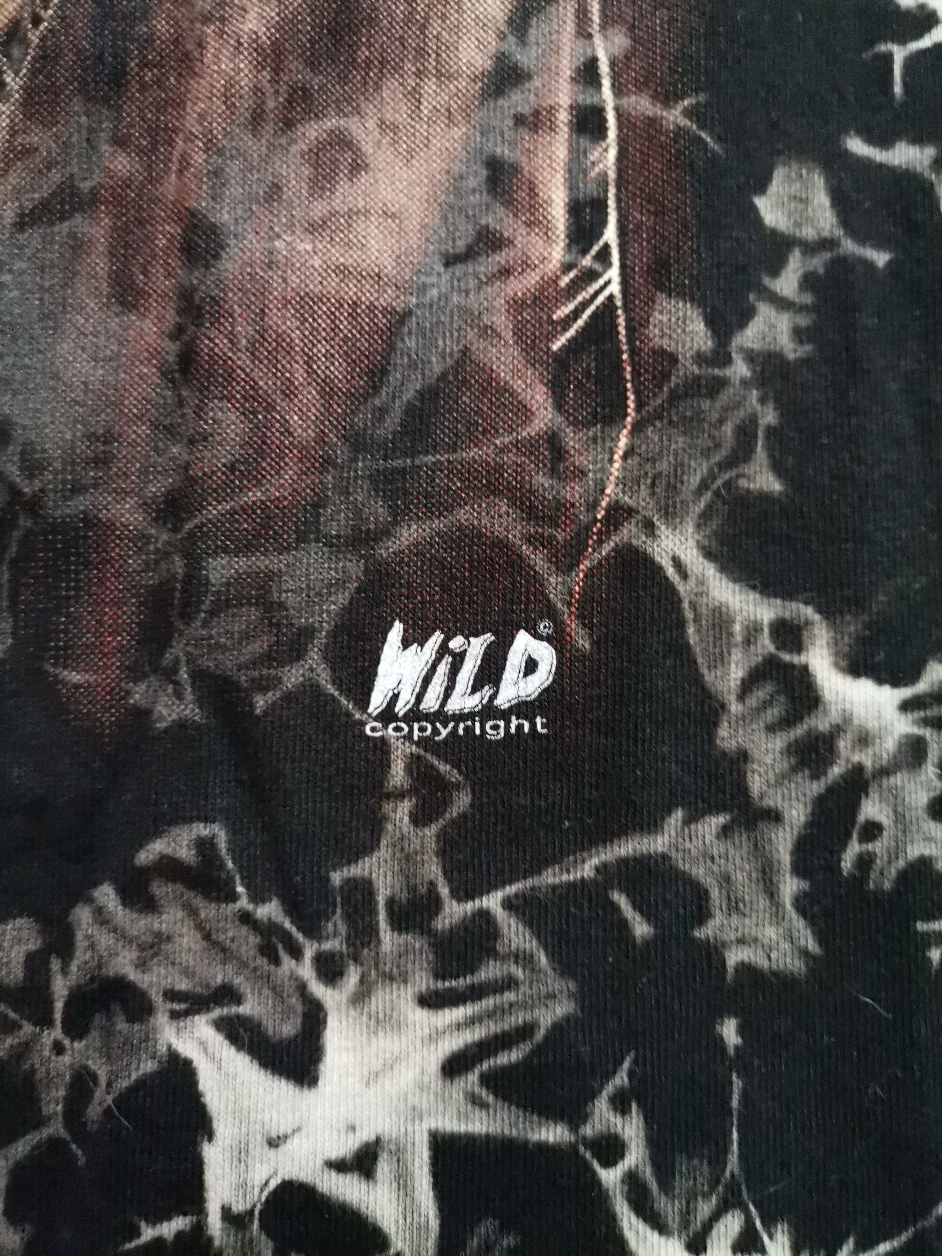 Vintage Vintage Wild Time's Up Skull Tie Dye Tee Size US L / EU 52-54 / 3 - 3 Thumbnail