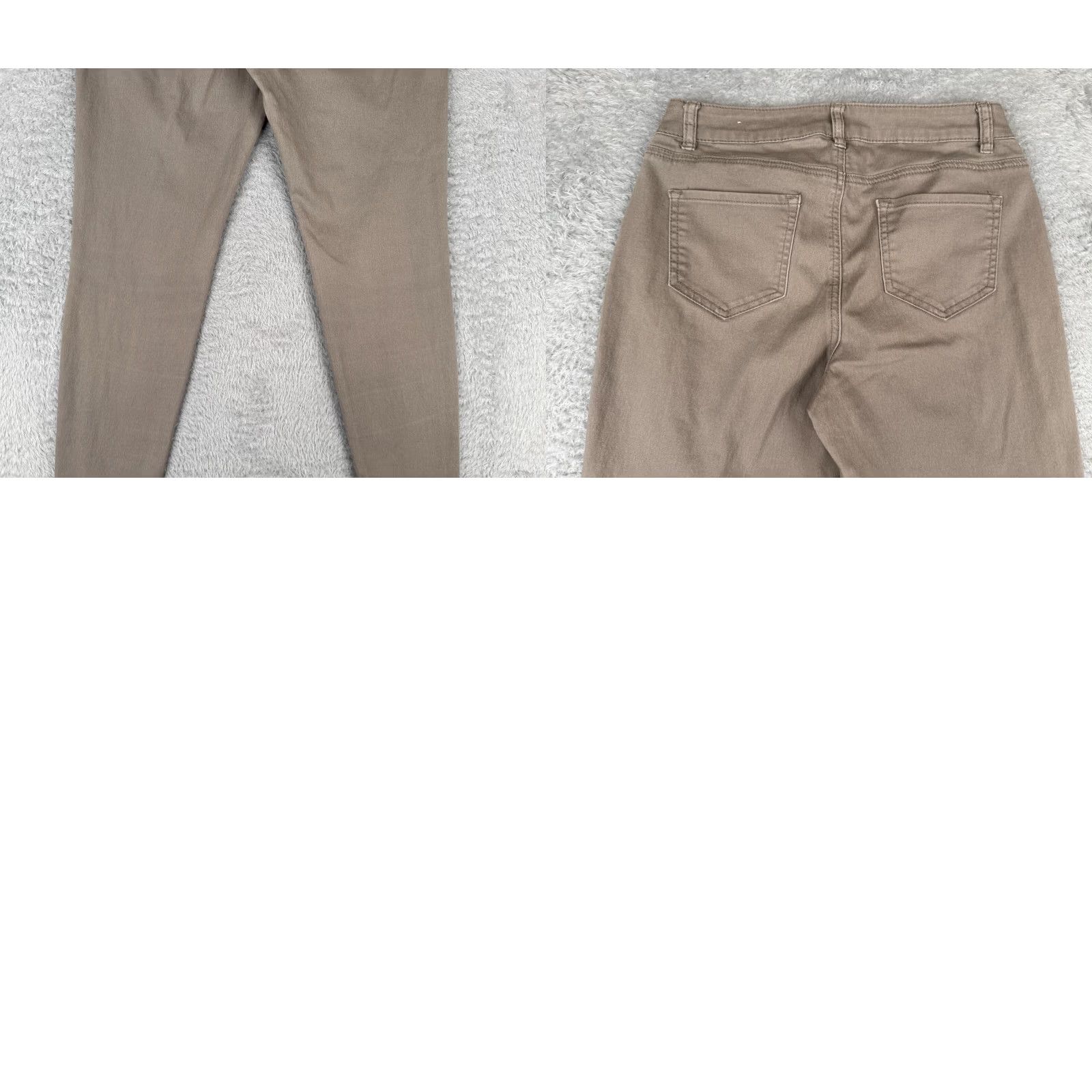 Vintage Blue Spice Jeans Juniors 9 Beige Denim Skinny Cotton Blend Mid Rise 29x28 Jeans Women Size 30" / US 8 / IT 44 - 10 Thumbnail