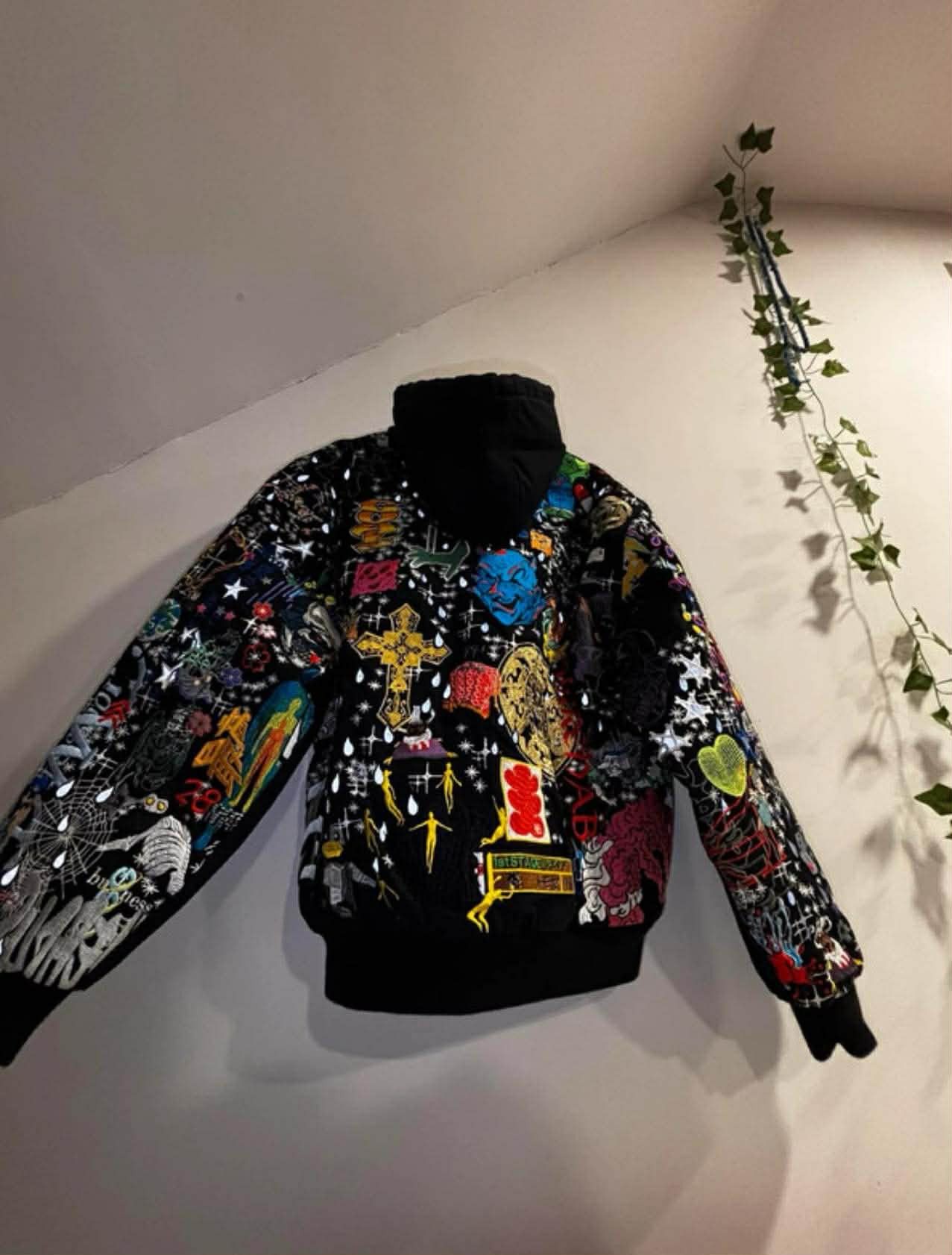 Supreme Supreme AOI Embroidered Hooded Work Jacket (Black) Size US S / EU 44-46 / 1 - 4 Thumbnail