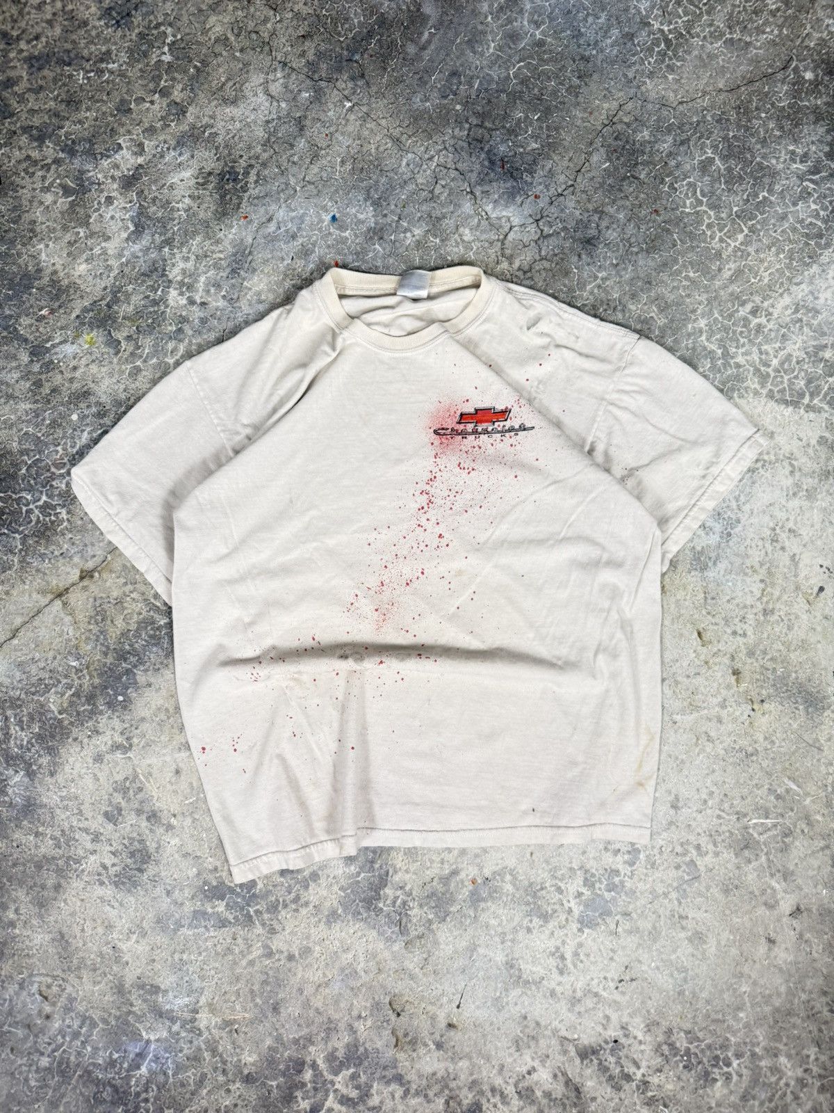 Chevrolet × Vintage Vintage Thrashed Chevy Tee Size US L / EU 52-54 / 3 - 1 Thumbnail