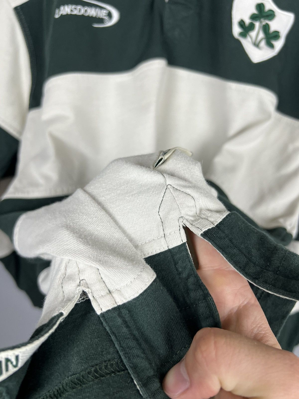 Toffs Vintage 90’s Lansdowne Ireland Rugby Long Sleeve Jersey Size US L / EU 52-54 / 3 - 10 Thumbnail