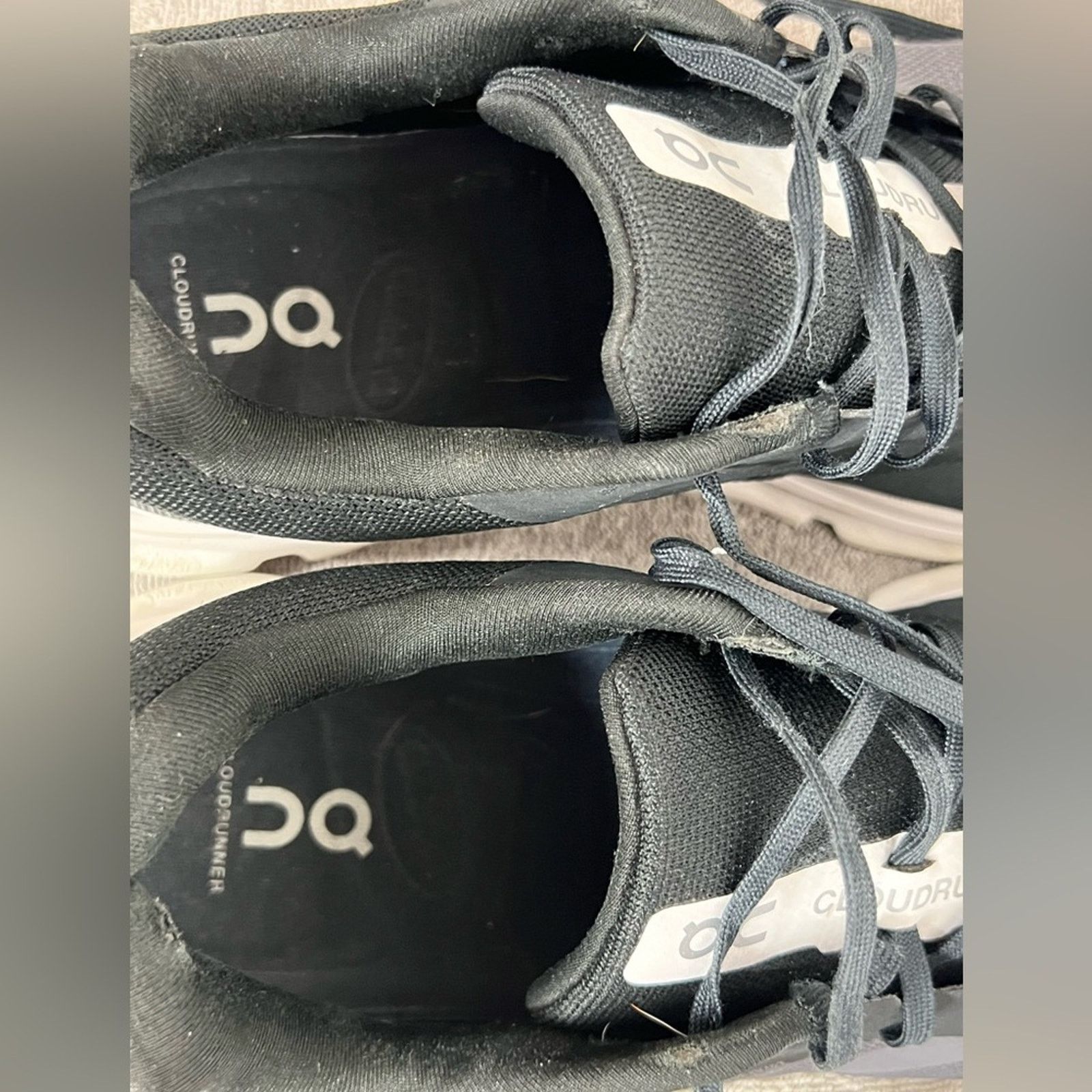 On On Cloudrunner - Men's Running Sneakers (Eclipse/Frost) 12 Size US 12 / EU 45 - 9 Thumbnail