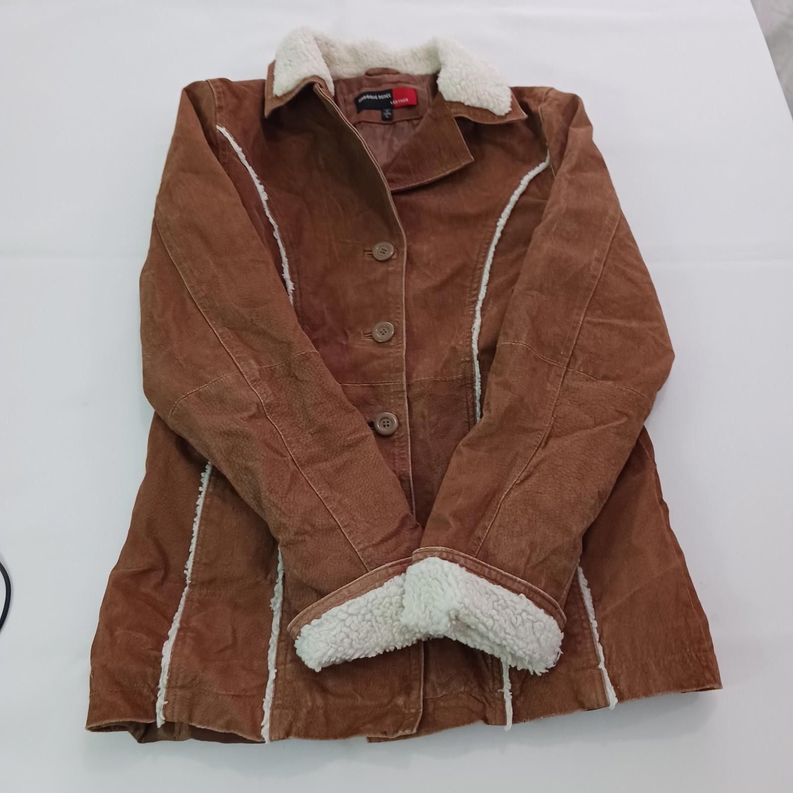 Designer Marcelle Renee Jacket Women's L Brown Genuine Leather Jacket Size L / US 10 / IT 46 - 1 Thumbnail