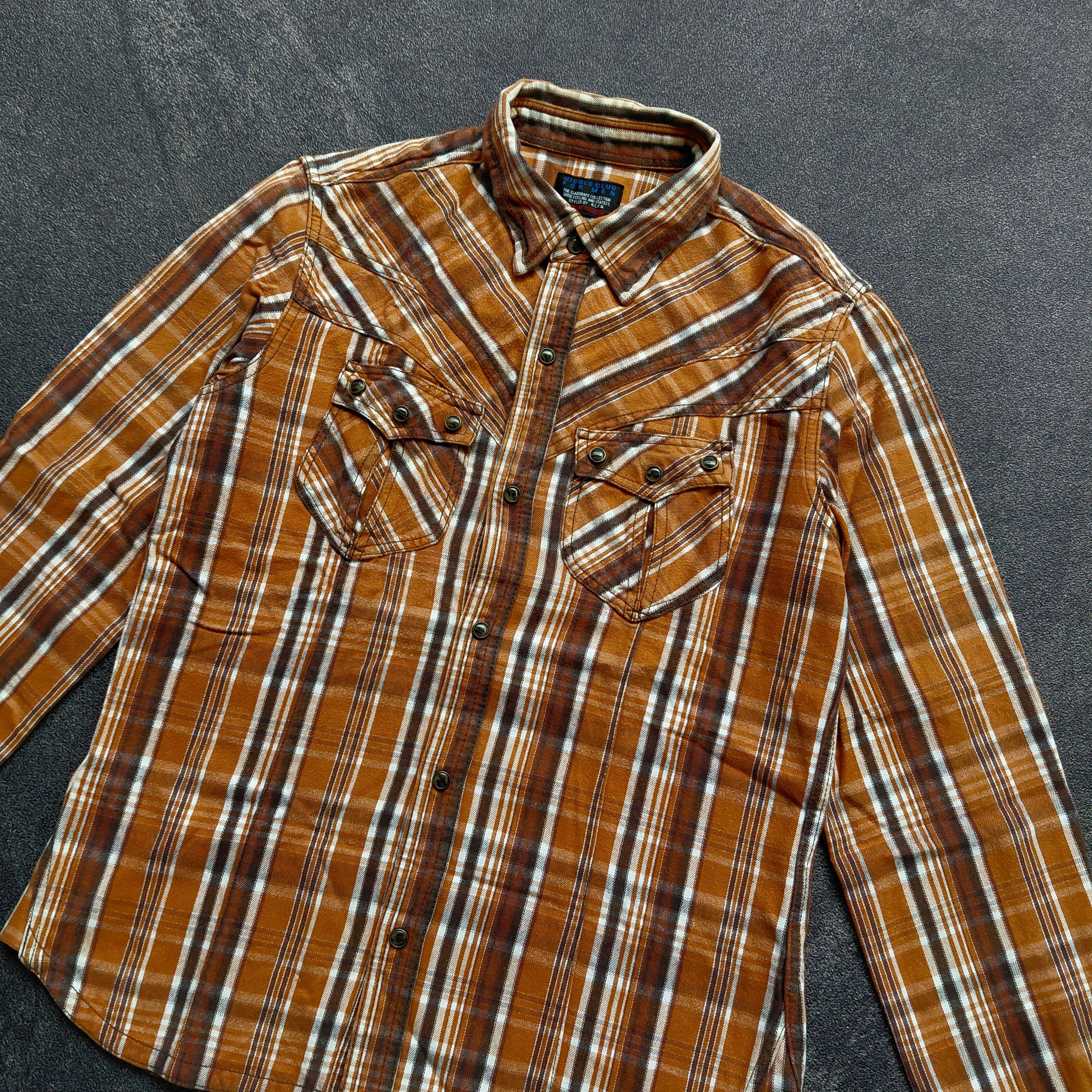 Nicole Club Nicole Club For Men Flanel Shirt Size US M / EU 48-50 / 2 - 2 Thumbnail