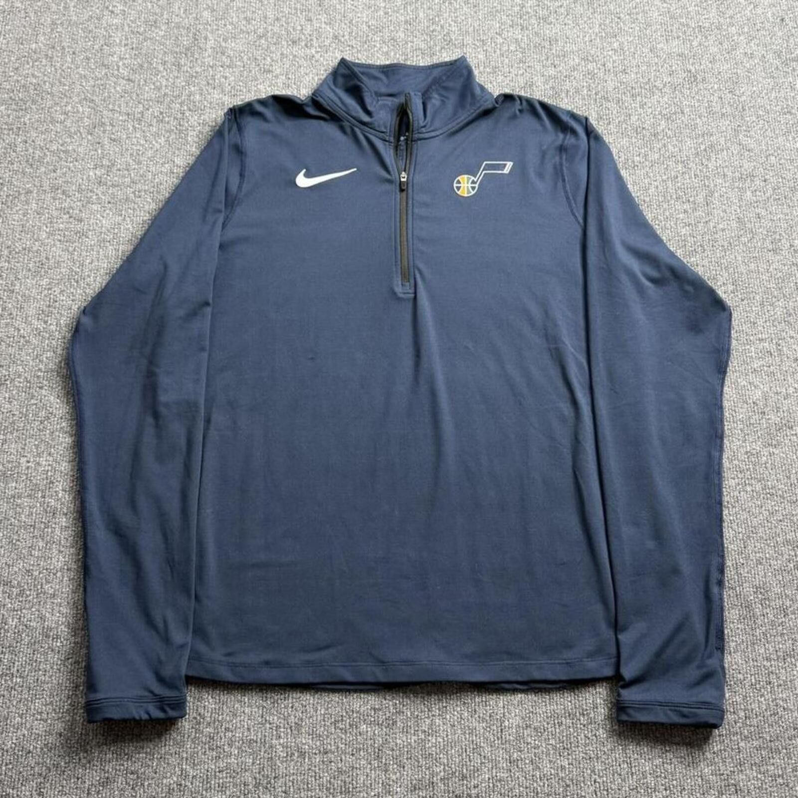 Nike Nike NBA Utah Jazz Dri-Fit 1/4 Zip Pullover Jacket XL Size US XL / EU 56 / 4 - 1 Thumbnail