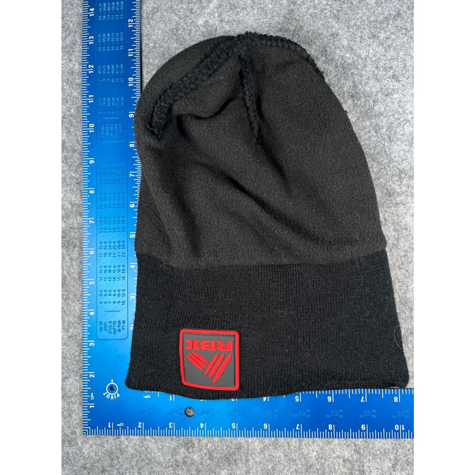 Vintage RBX Active Beanie One Size Adult Black Knit Acrylic Polyester Lined Ski Hat/Toque Unisex Womens Mens Size ONE SIZE - 5 Thumbnail