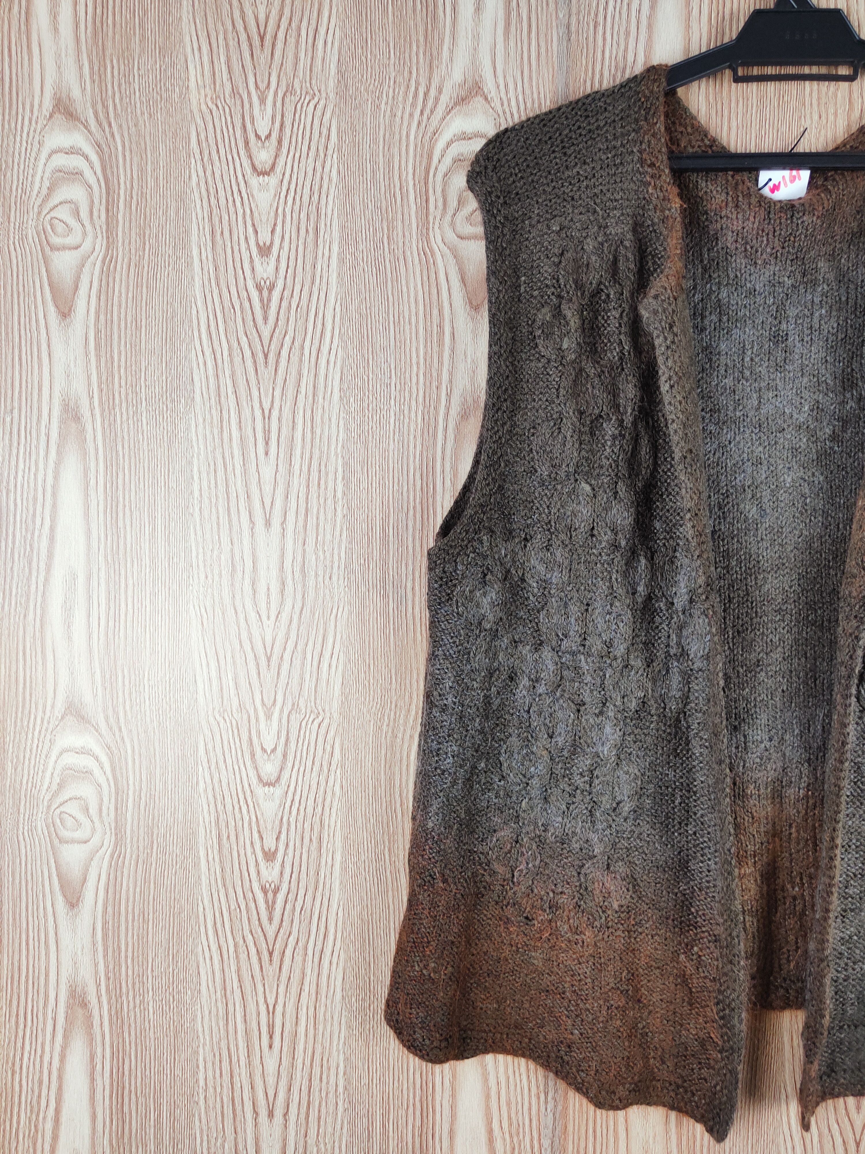 Japanese Brand Japanese Brand Dark Brown Knitwear Cardigan Vests #W161 Size L / US 10 / IT 46 - 3 Thumbnail