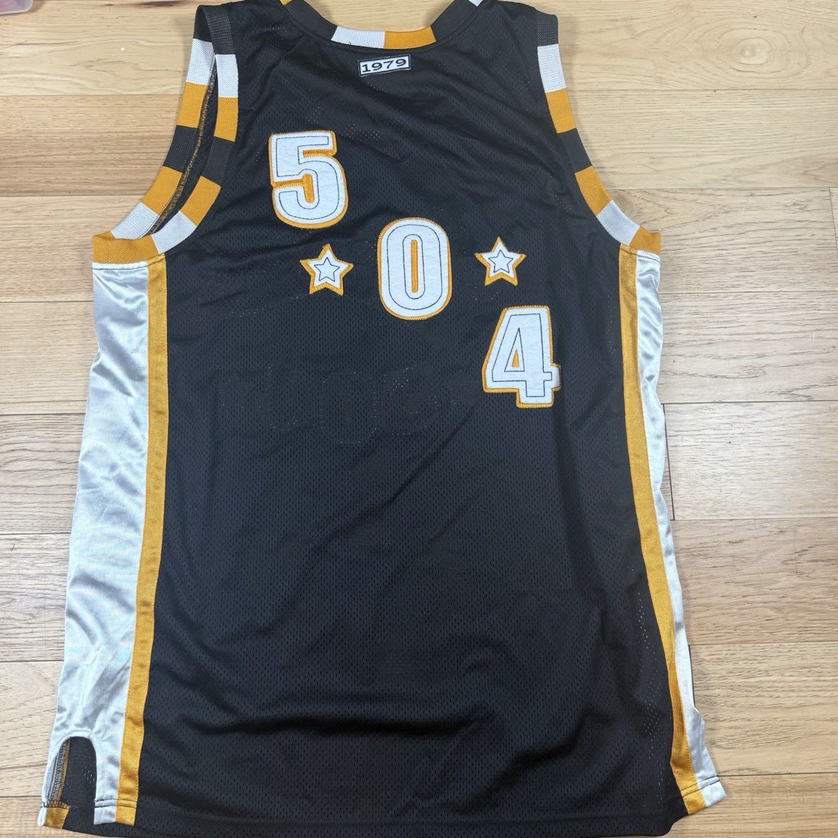 Vintage Raw Blue Louisiana Basketball Jersey Tank Mens 2XL Blue 504 Shot Blockers Sports Activewear Size US XXL / EU 58 / 5 - 7 Thumbnail