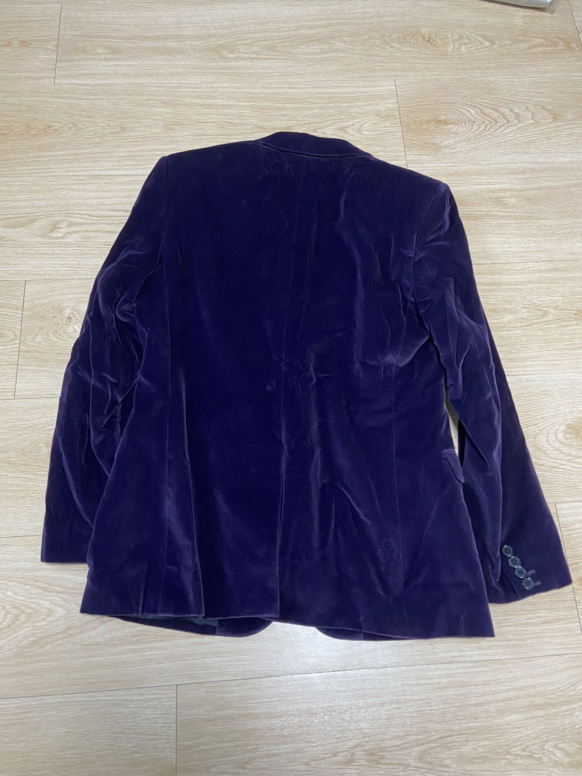 Saint Laurent Paris 50 Saint Laurent ss15 purple velvet blazer suit Size US M / EU 48-50 / 2 - 2 Thumbnail