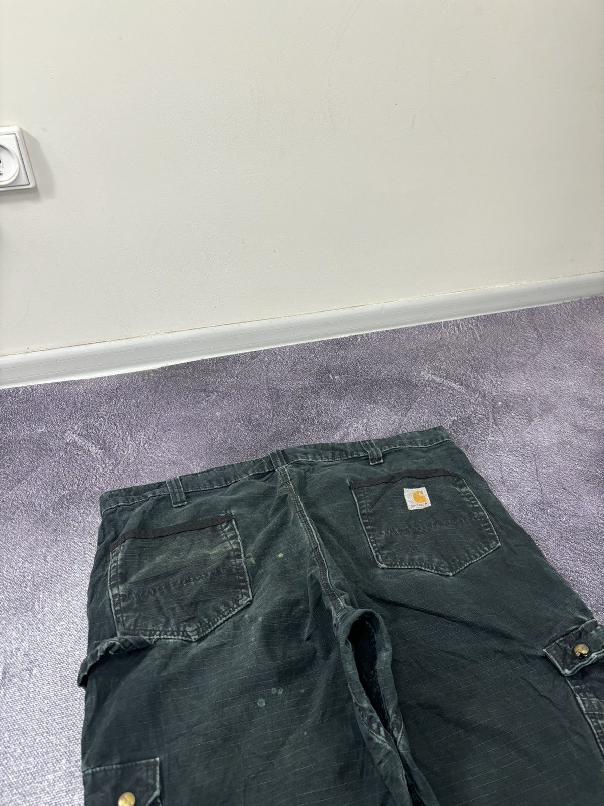 Carhartt Vintage Carhartt USA Dark Green Work Hype Baggy Cargo Pants Size US 40 / EU 56 - 6 Thumbnail