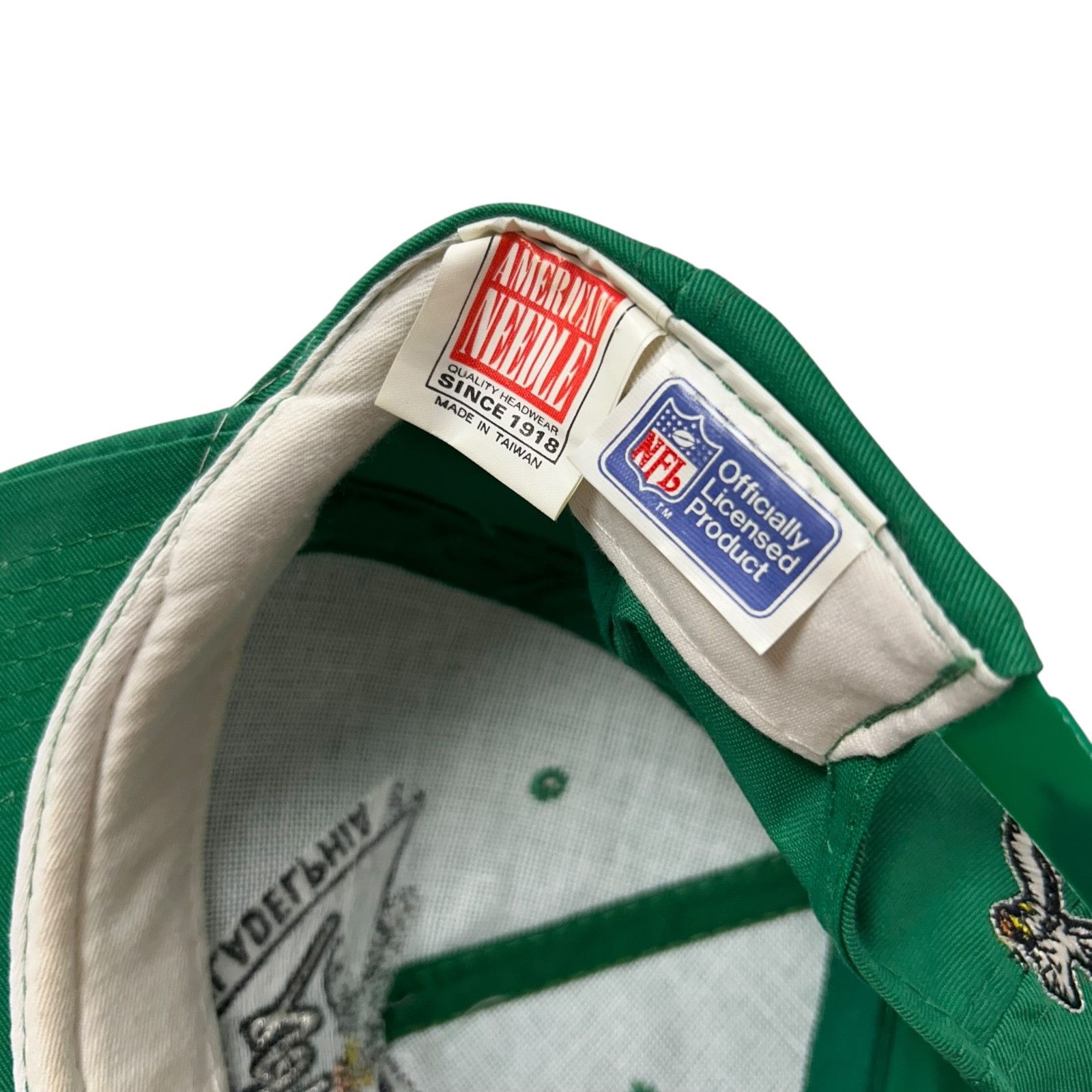 NFL VTG 90s PHILADELPHIA EAGLES AMERICAN NEEDLE SNAPBACK HAT Size ONE SIZE - 5 Thumbnail