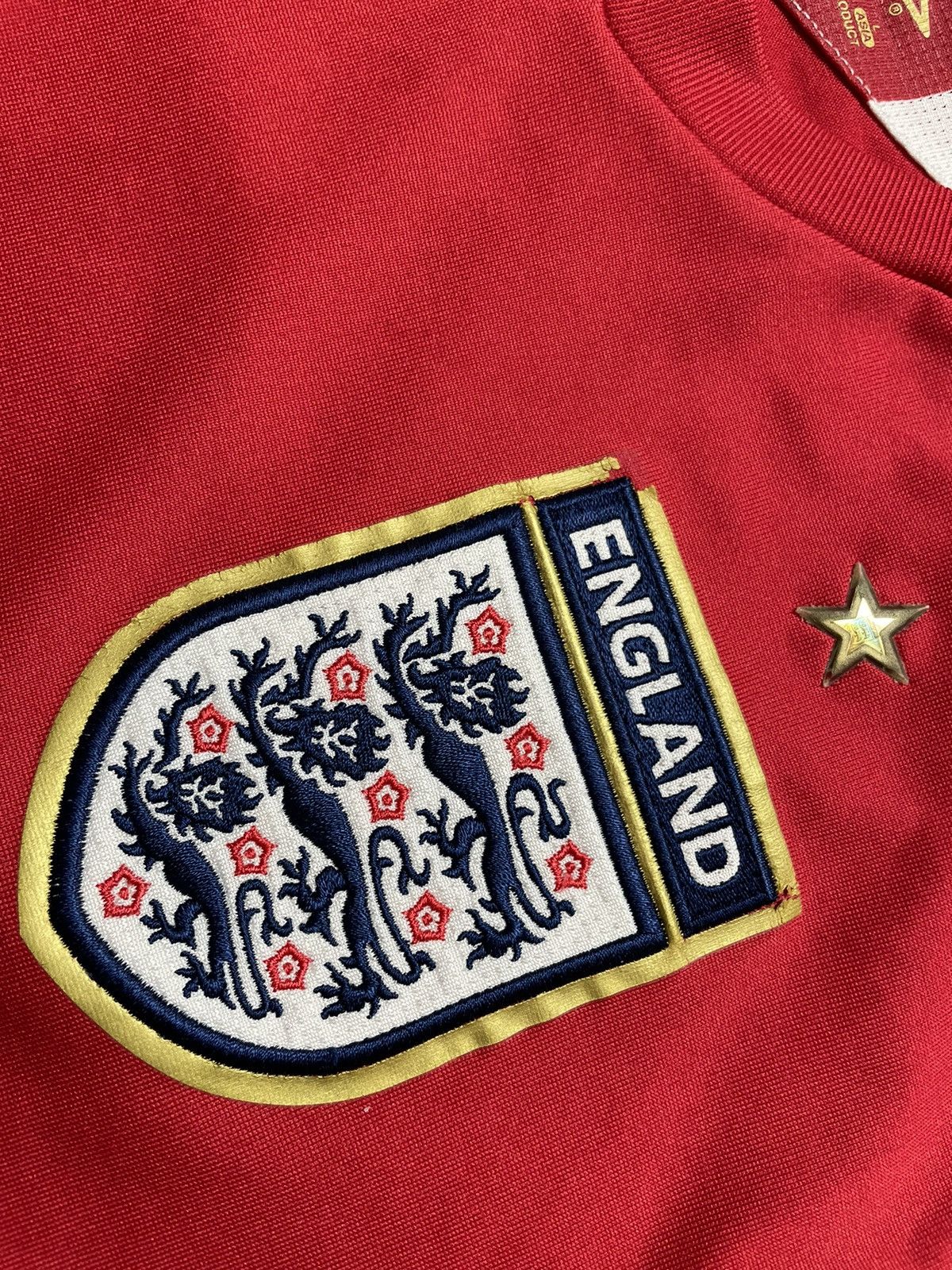 Umbro Steven Gerrard #4 England Soccer National Team Umbro Jersey Size US M / EU 48-50 / 2 - 6 Thumbnail