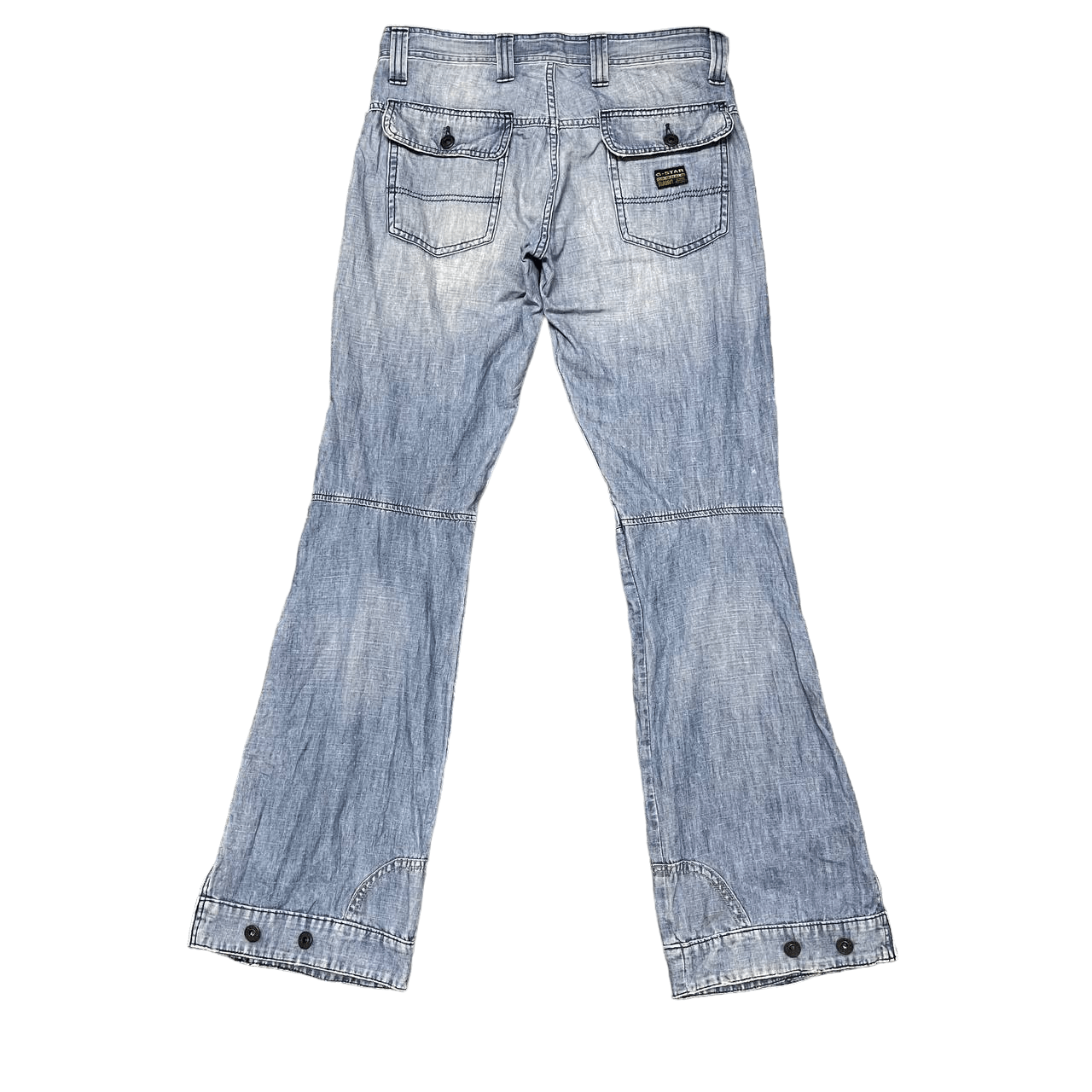 G-Star Vintage G Star Raw Flared Denim Pants Size US 31 - 14 Thumbnail