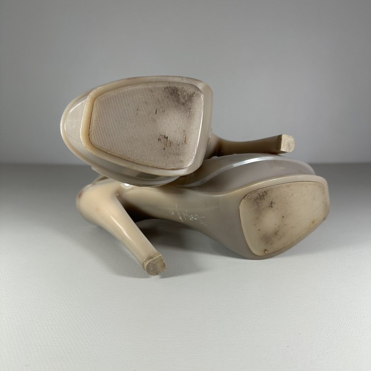 Yves Saint Laurent YSL Yves Saint Laurent Platform Heeled Rubber Sandals Size US 9 / IT 39 - 9 Thumbnail