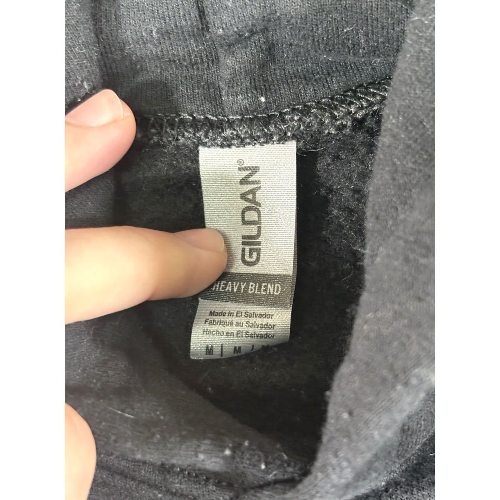 Gildan Gildan Hoodie Women’s Black Pullover Long Sleeve Pocket Hooded All Seasons M Size Medium Size M / US 6-8 / IT 42-44 - 3 Thumbnail