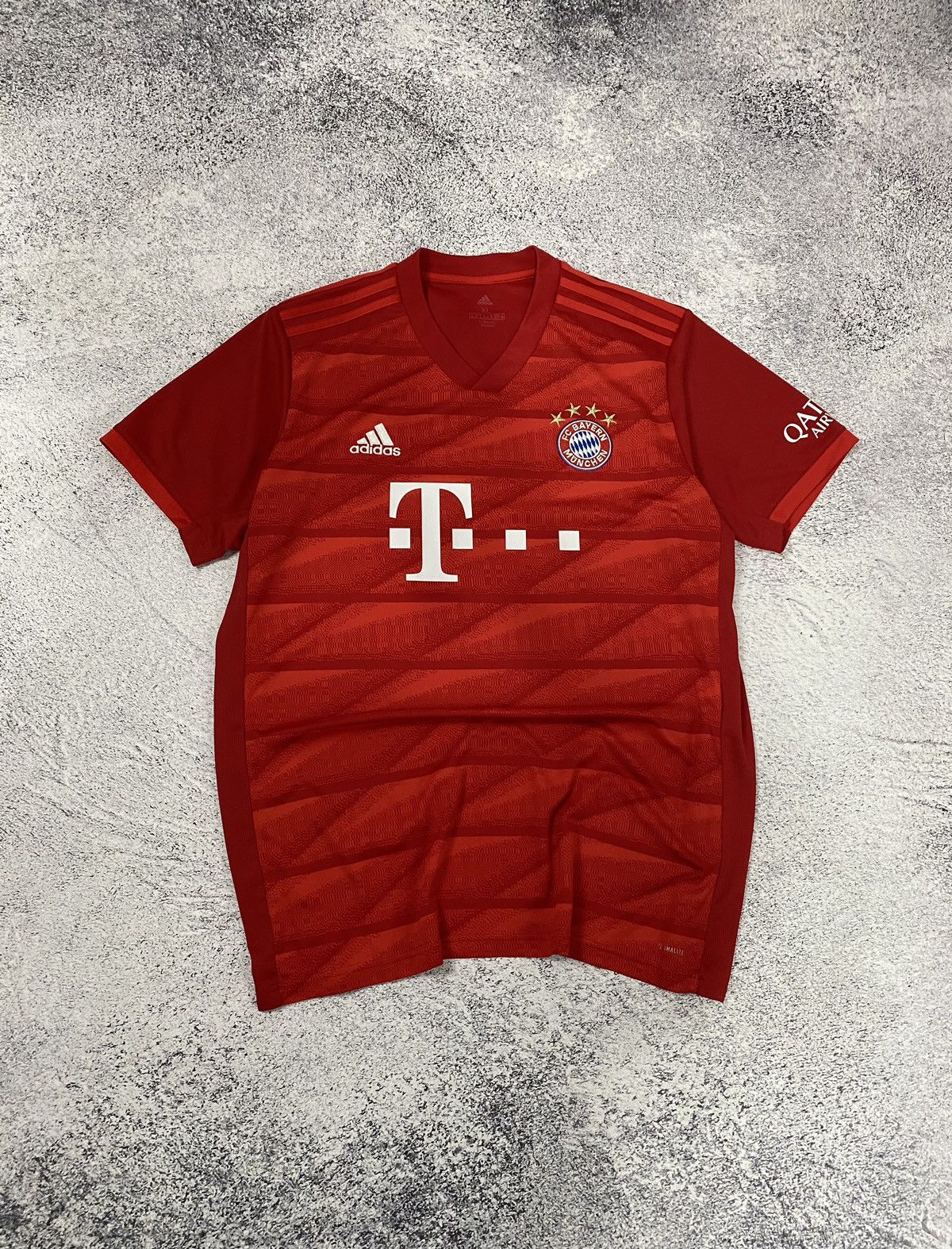 Pre-owned Adidas X Soccer Jersey Adidas Fc Bayern Munich 2019/2020 Home Soccer Jersey Shirt In Red