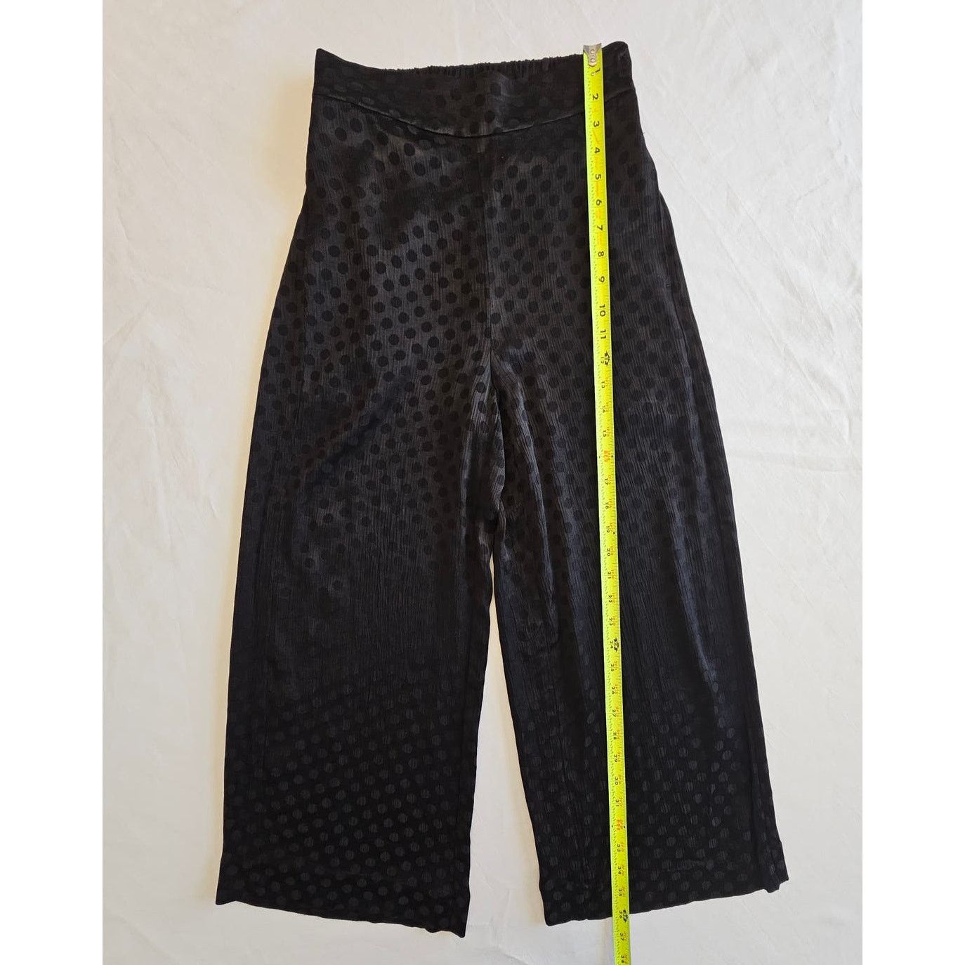 Madewell Madewell Dot Drapey Jacquard Huston Pull-On Crop Pants XS Size 26" / US 2 / IT 38 - 9 Thumbnail