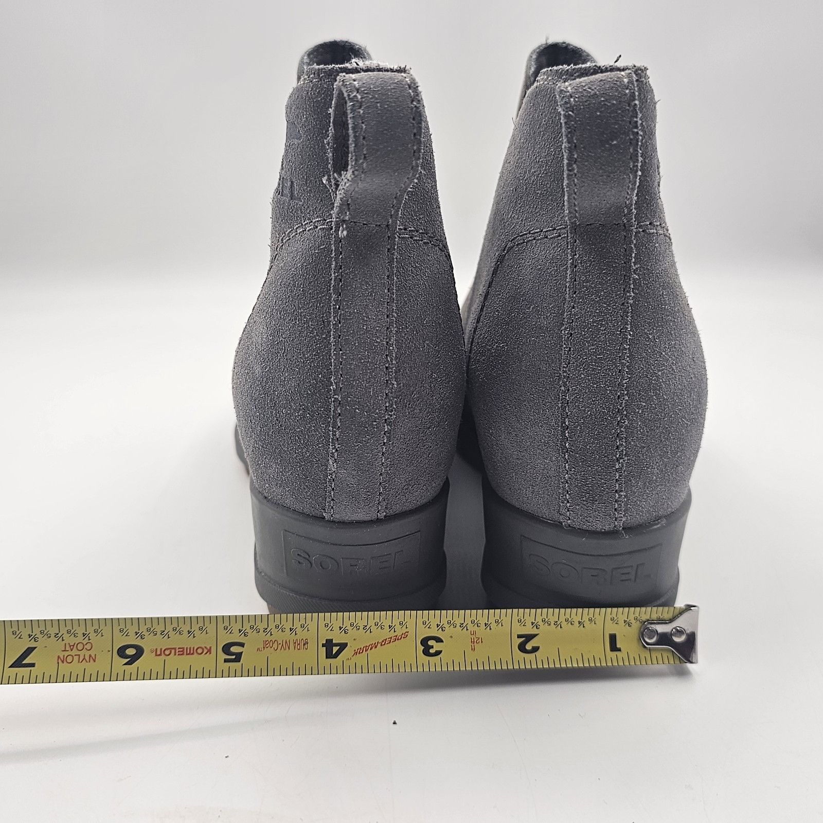 SOREL Sorel Evie Pull-On Waterproof Suede Leather Wedge Ankle Boot Size US 9 / IT 39 - 18 Thumbnail