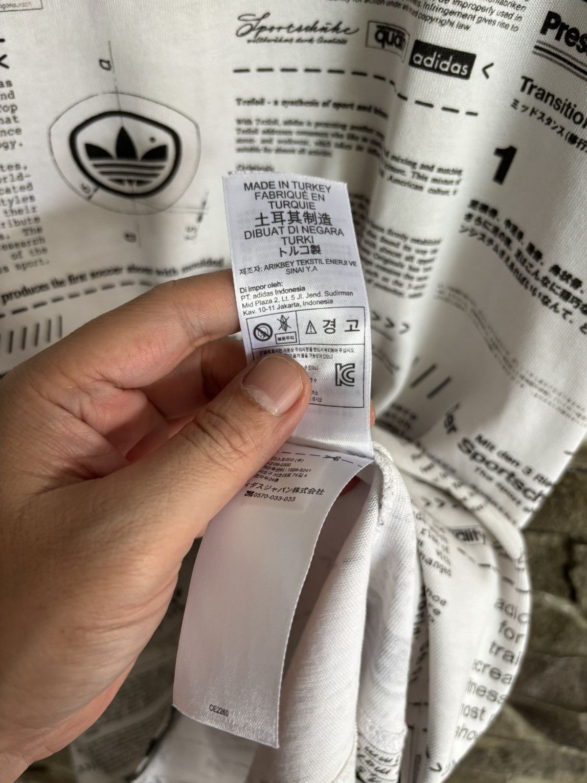 Adidas Rare ! Adidas Sophisti Tee Newspaper All Over Printed Size US L / EU 52-54 / 3 - 7 Thumbnail