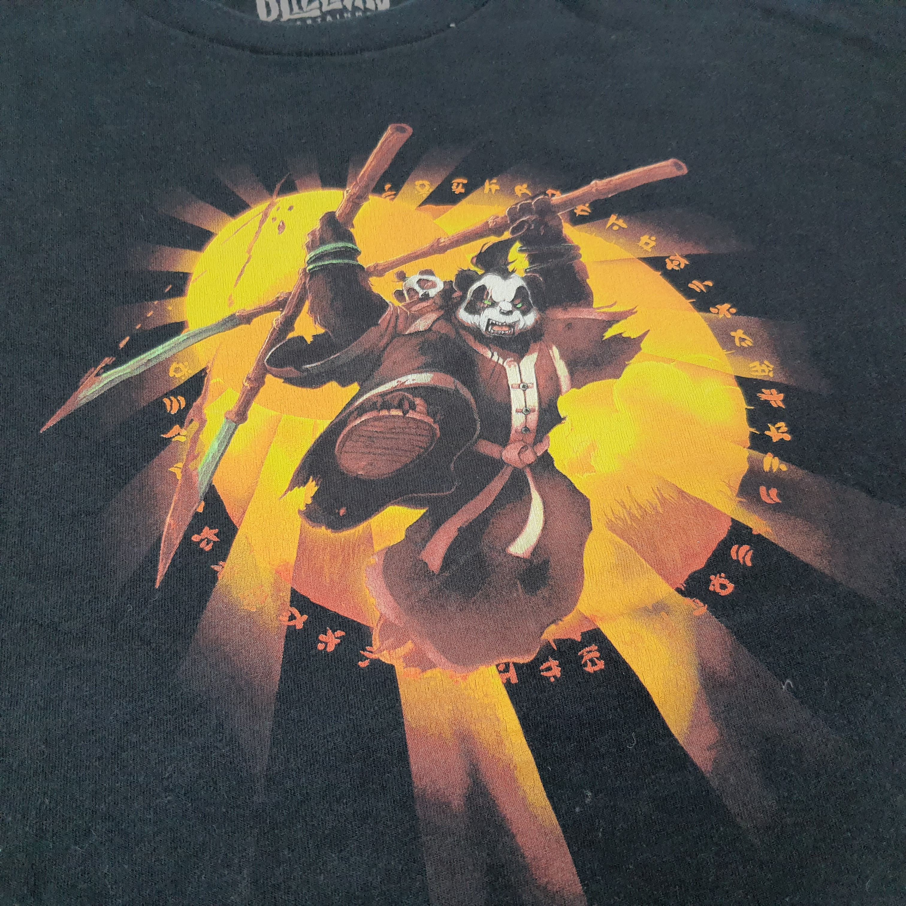 The Game × Vintage Vintage BLIZZARD World of Warcraft Mists of Pandaria Tshirt Size US XXL / EU 58 / 5 - 2 Thumbnail