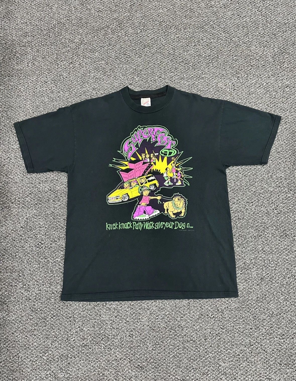 Vintage Budweiser SuperFest “Knock Knock Patty Wack Give Your Dog A” Size US XL / EU 56 / 4 - 1 Thumbnail