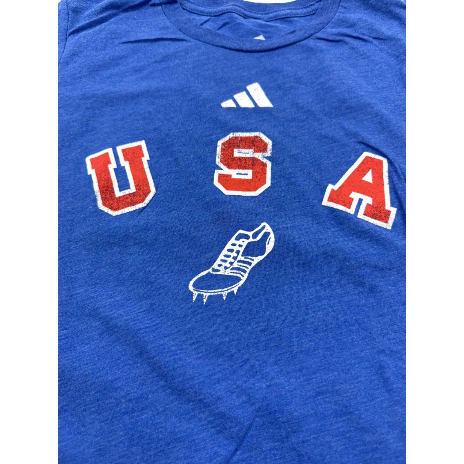 Adidas Adidas Shirt Mens Small Blue USA Track & Field Graphic Tee Tagless Lightweight Size US S / EU 44-46 / 1 - 3 Thumbnail