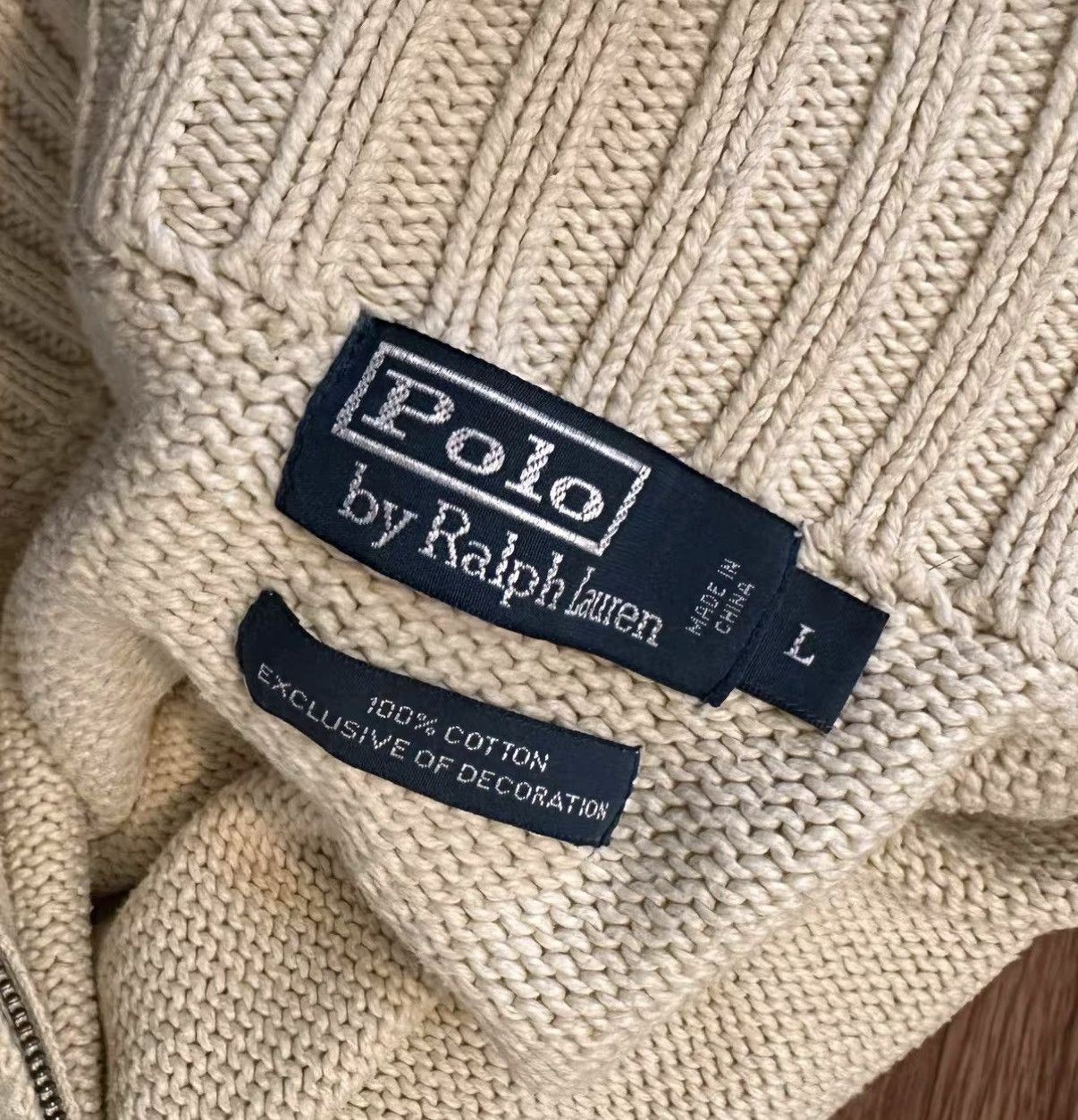 Polo Ralph Lauren Polo Ralph Lauren Zip-Up Knit Sweater Size US L / EU 52-54 / 3 - 5 Thumbnail