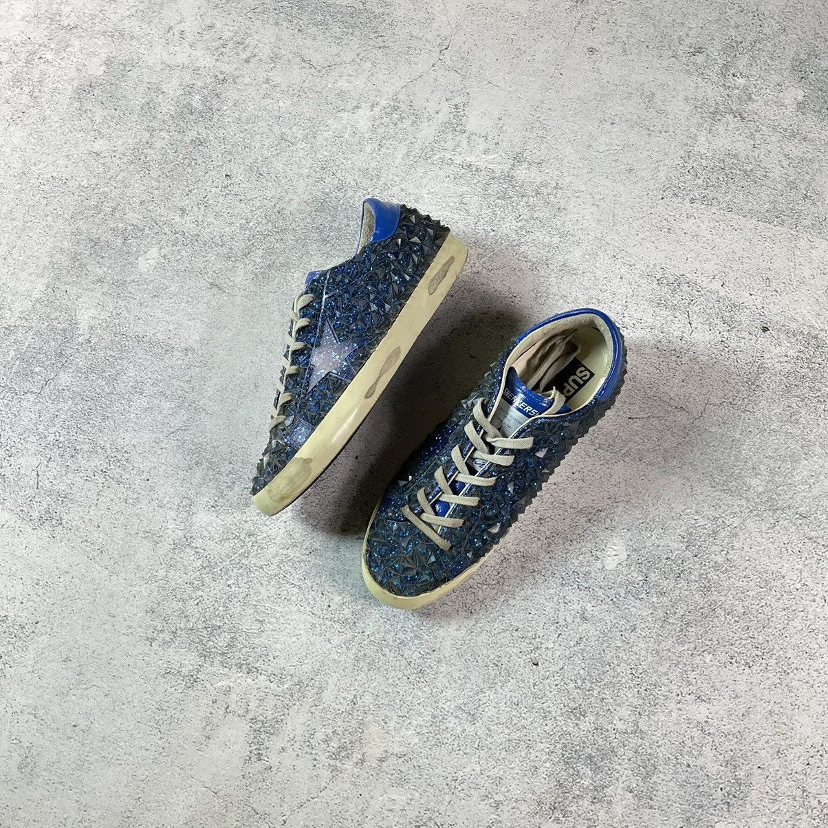 Golden Goose GOLDEN GOOSE SUPERSTAR 3D Crystal effect Glitter Sneakers Size US 9 / IT 39 - 1 Thumbnail