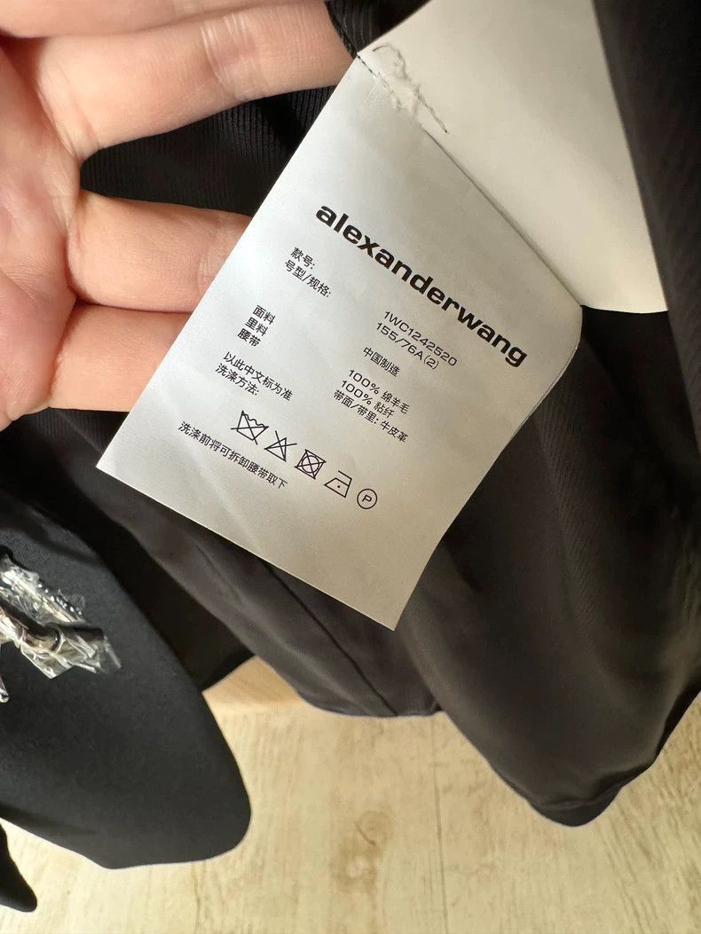 Alexander Wang Alexandre Wang Black Wide-Shoulder Blazer- Size M / US 6-8 / IT 42-44 - 7 Thumbnail