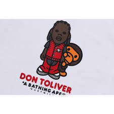 Bape BAPE x DON TOLIVER MILO TEE Size US L / EU 52-54 / 3 - 2 Thumbnail