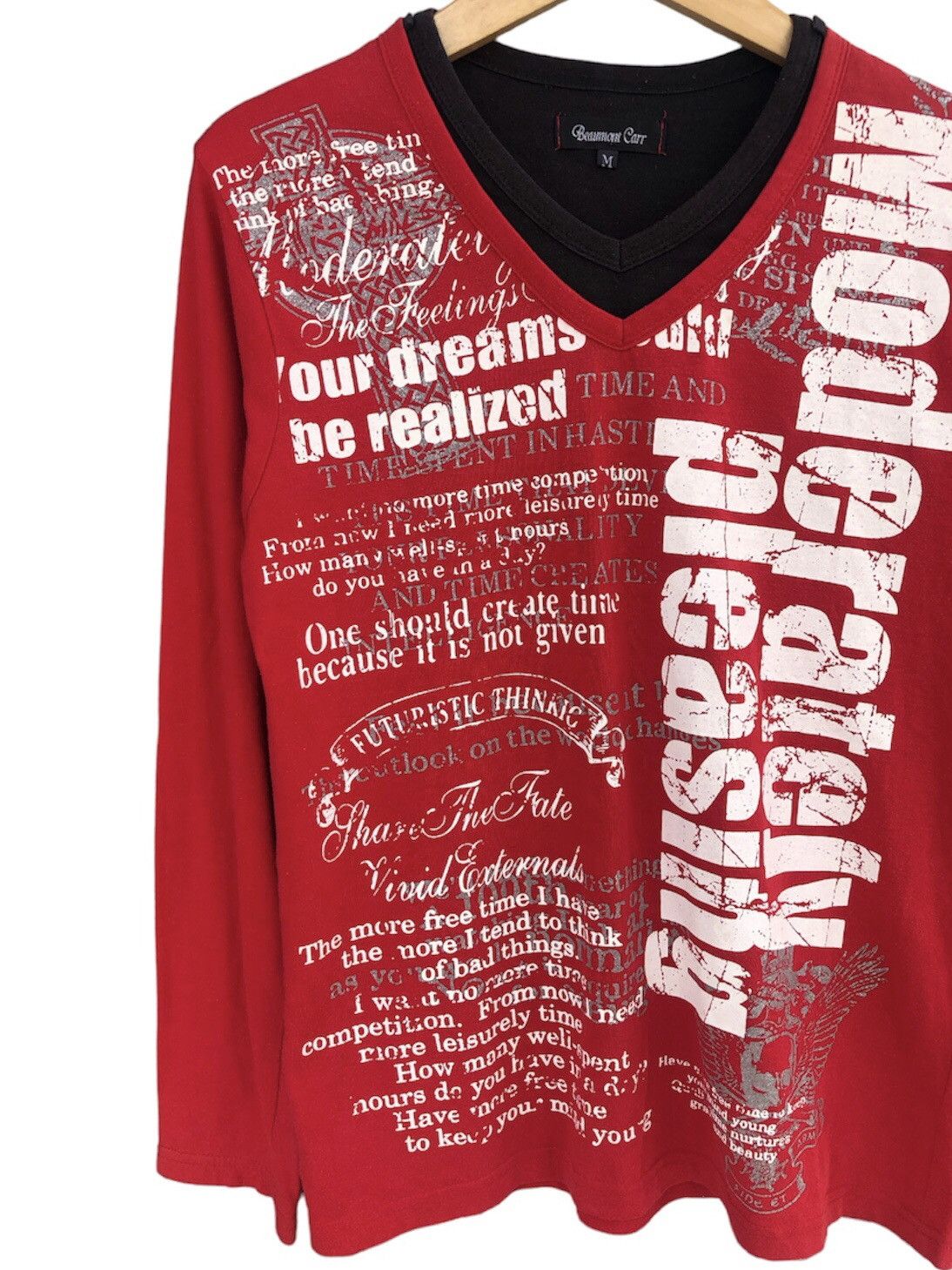 If Six Was Nine Japanese Beaumont-Car Poem Long Sleeve ifsixwasnine style Size US M / EU 48-50 / 2 - 2 Thumbnail