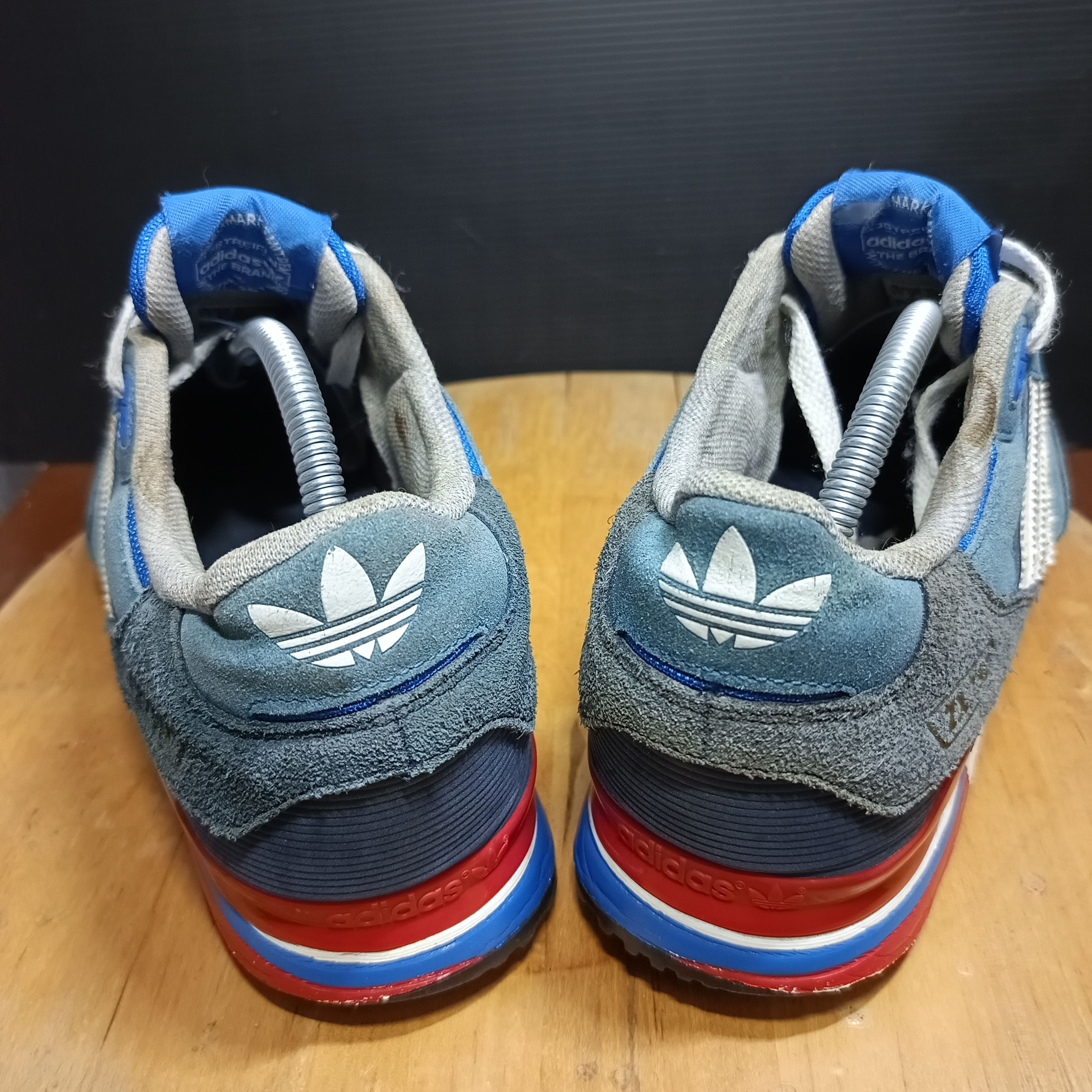 Adidas Adidas ZX 750 Size US 9.5 Blue White Pre-Owned Authentic Size US 9.5 / EU 42-43 - 5 Thumbnail