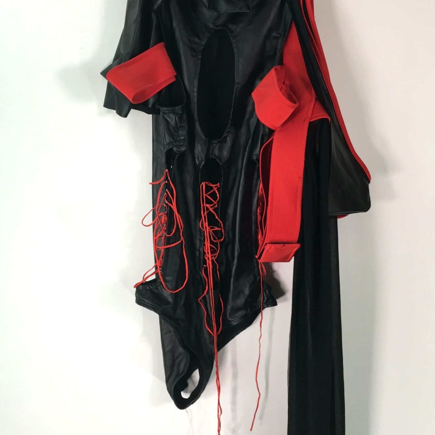 Vintage Forplay Adult Womens Halloween Witch Robe Complete Outfit Set Red Small Size ONE SIZE - 2 Thumbnail