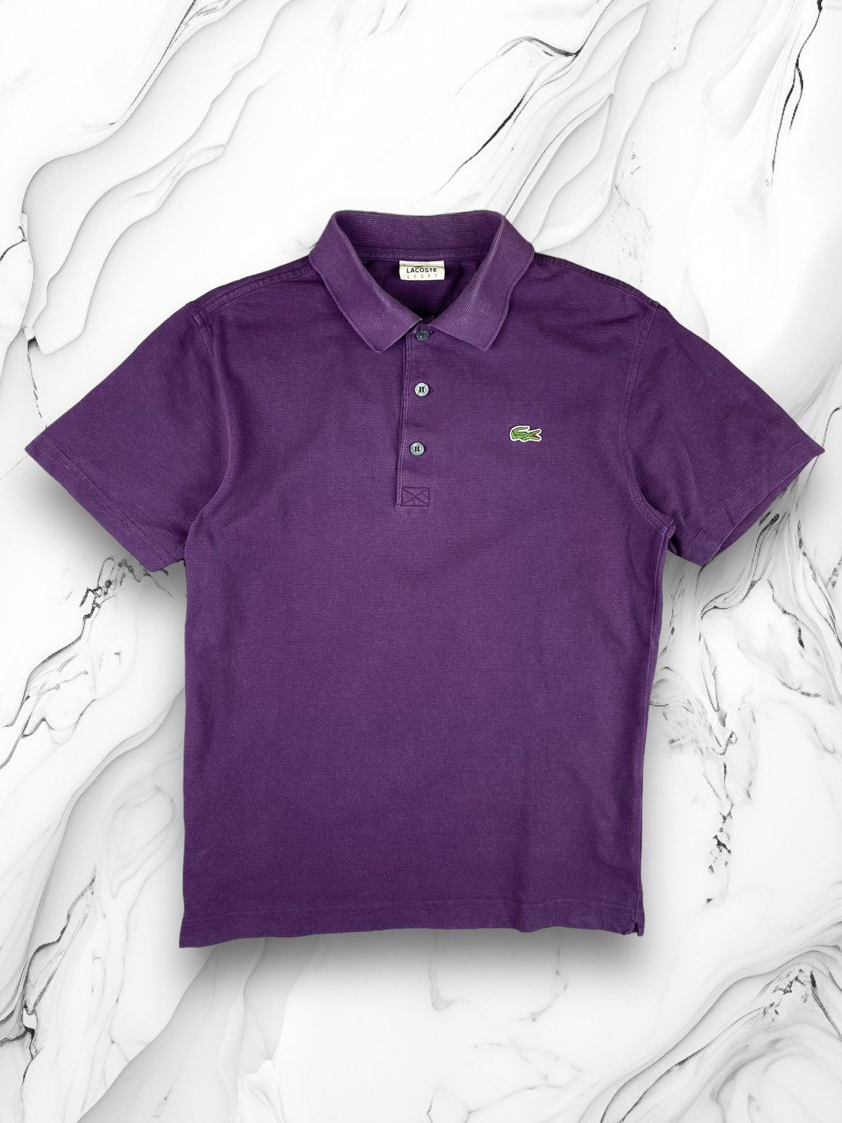 Lacoste × Vintage Vintage Lacoste Basic Designer Polo T Shirt Size US S / EU 44-46 / 1 - 1 Thumbnail