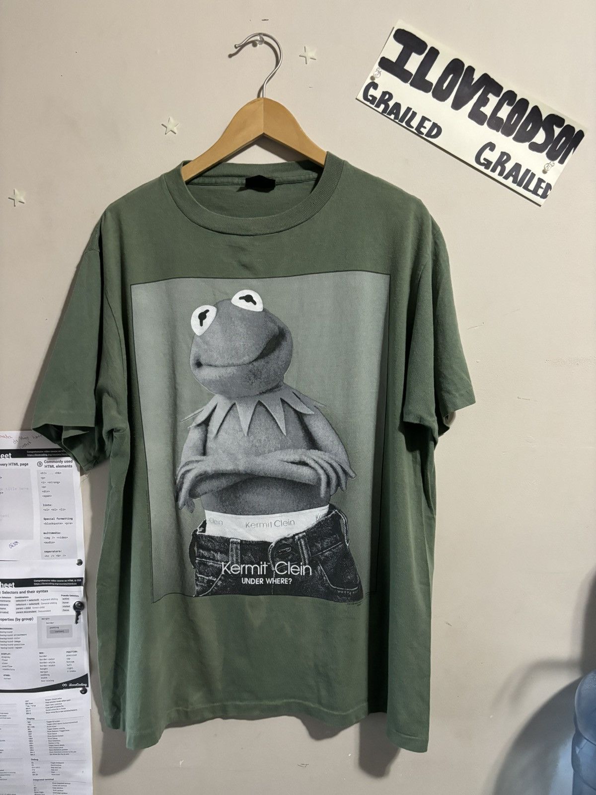 Image of Vintage Kermit Clein in Green, Men's (Size XL)