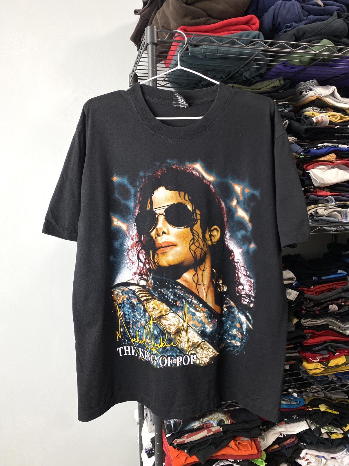 Band Tees Vintage 2000’s Michael Jackson Big Print T Shirt Size US L / EU 52-54 / 3 - 1 Thumbnail