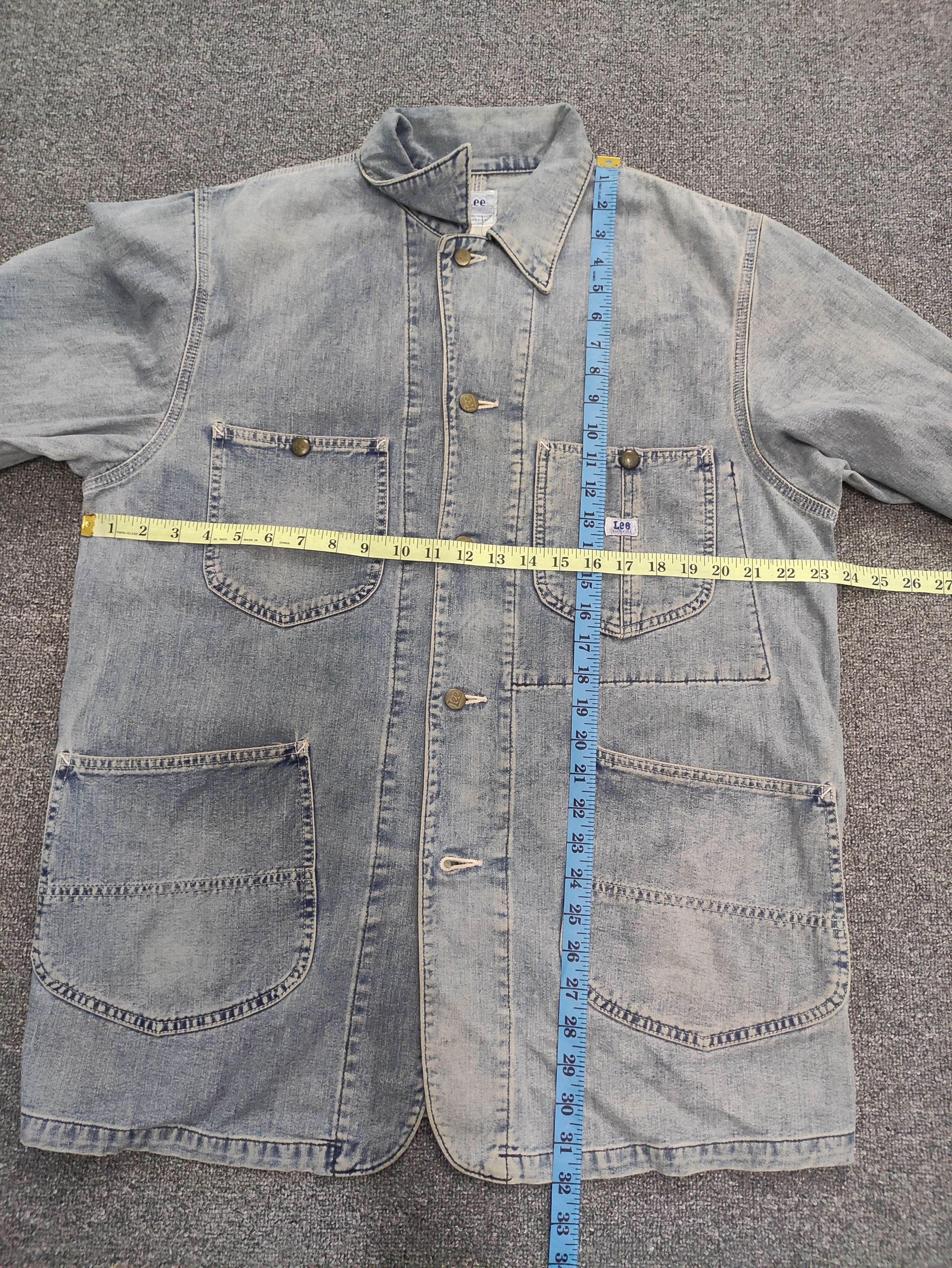 Lee Vintage Lee Chore Jacket Work Wear Denim Size US L / EU 52-54 / 3 - 16 Thumbnail