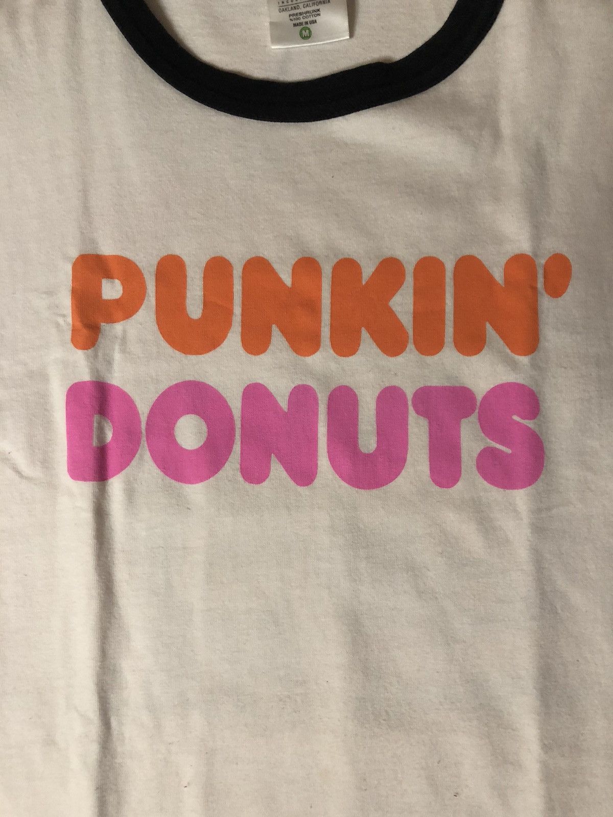 Band Tees × Vintage Vintage 1999 NOFX Punk In Donuts Ringer Tee Fat Wreck Chords Size US M / EU 48-50 / 2 - 5 Thumbnail