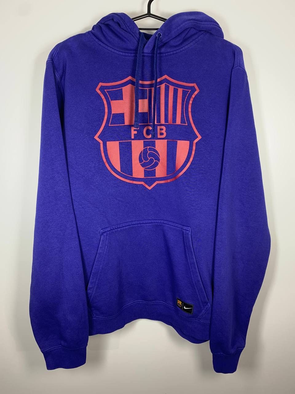 Nike FC Barcelona Nike Hoodie Purple Size L Football Soccer Size US L / EU 52-54 / 3 - 1 Thumbnail