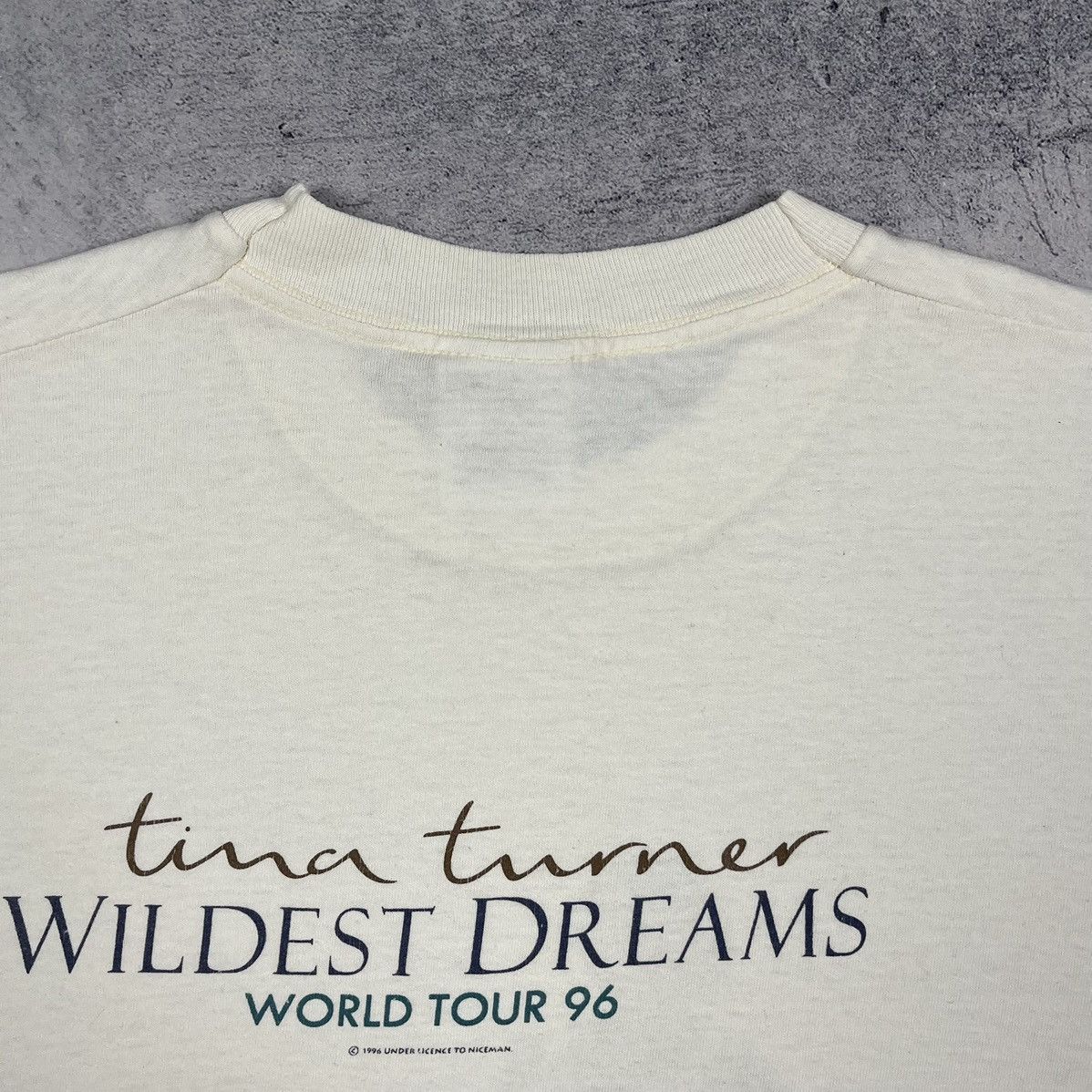 Band Tees Vintage Tina Turner Wildest Dreams tour rare tee 1996 Size US XL / EU 56 / 4 - 20 Thumbnail
