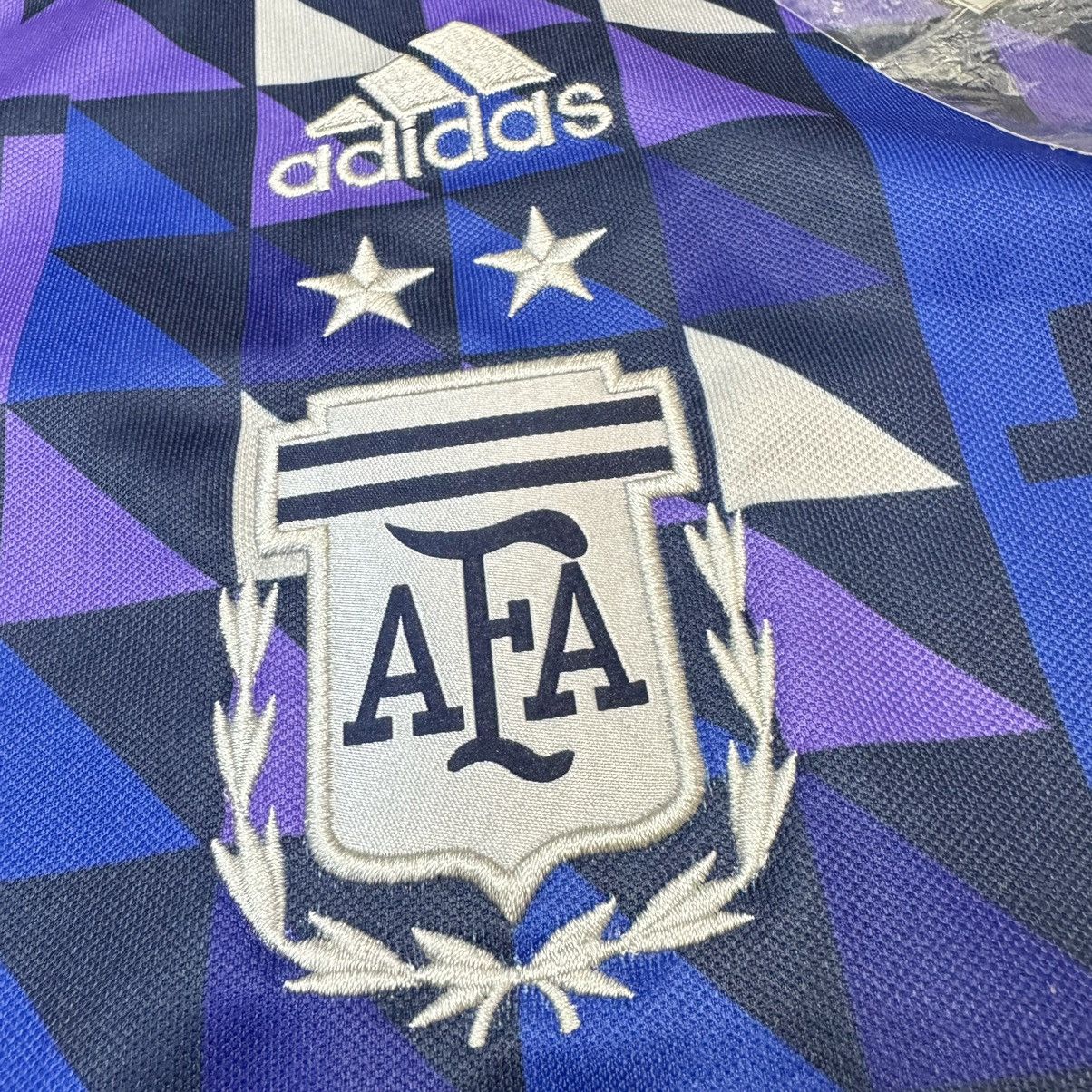 Adidas Argentina 2022 retro goalkeeper jersey (Bnwt) Size US L / EU 52-54 / 3 - 4 Thumbnail