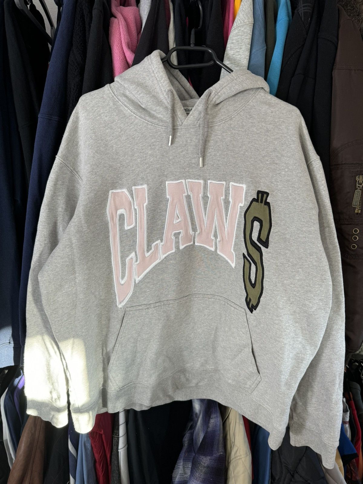 House Of Holland × Japanese Brand House of Holland Clawmoney Baggy Hoodie Embroidered Logo Size US L / EU 52-54 / 3 - 1 Thumbnail